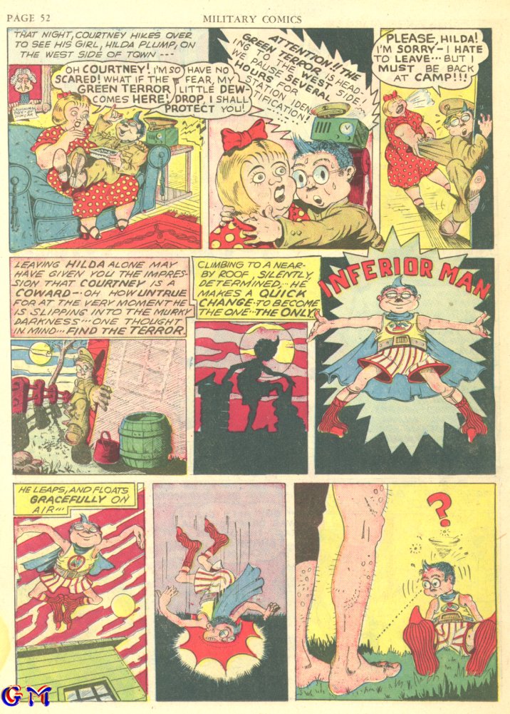 Read online Military Comics comic -  Issue #7 - 54
