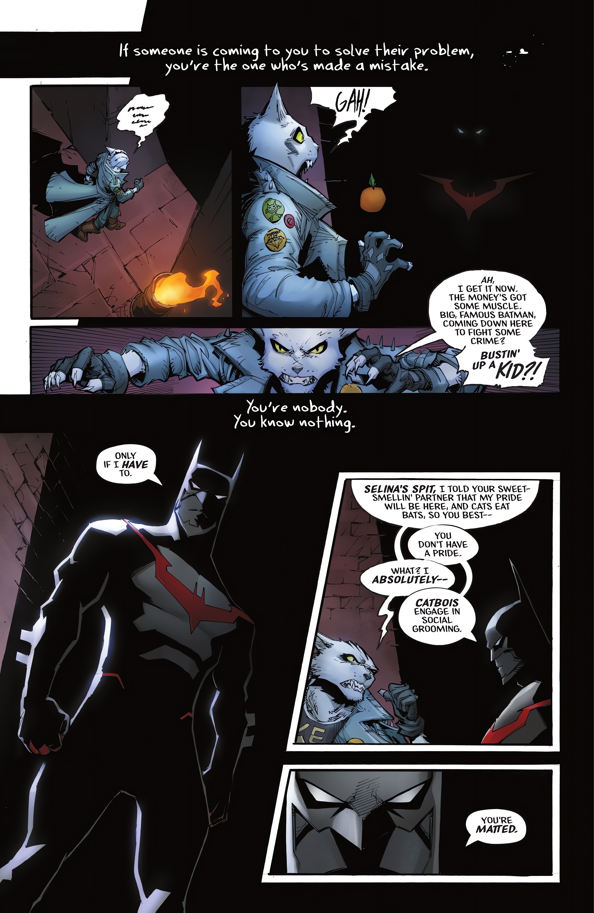 Read online Batman Beyond: Neo-Gothic comic -  Issue #1 - 18