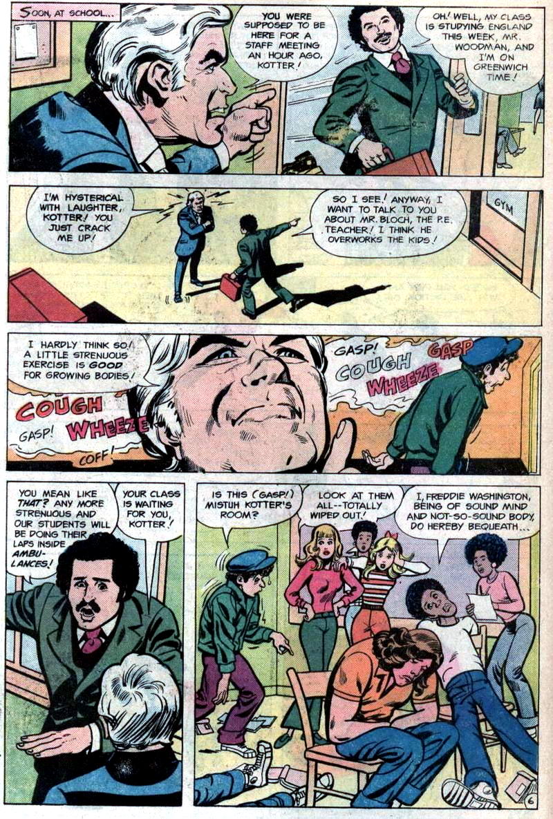Read online Welcome Back, Kotter comic -  Issue #4 - 7