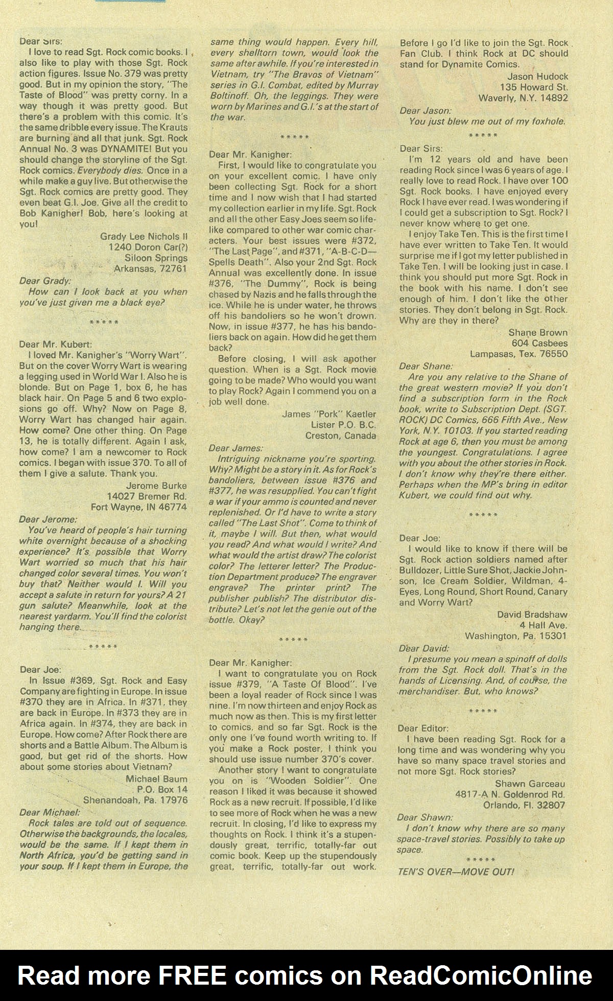 Read online Sgt. Rock comic -  Issue #385 - 21