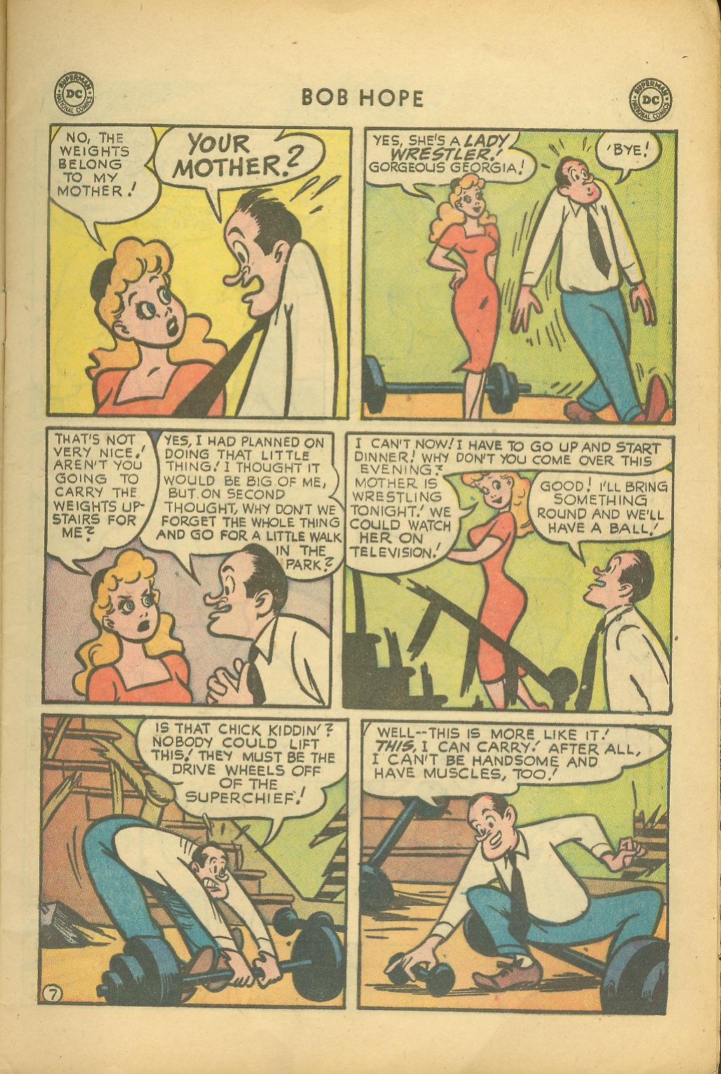 Read online The Adventures of Bob Hope comic -  Issue #21 - 9