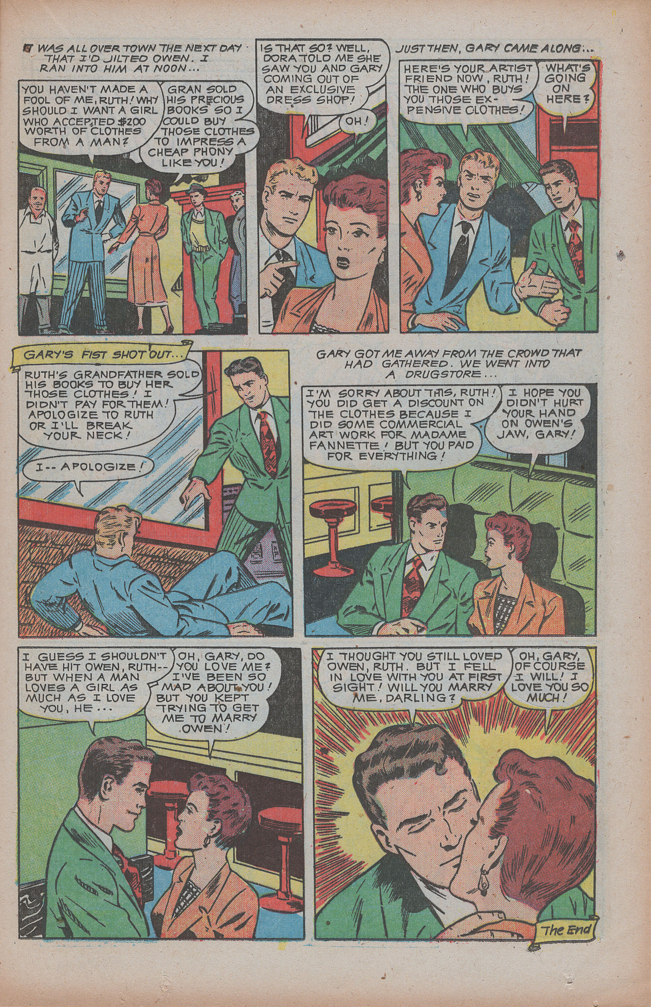 Read online Glamorous Romances comic -  Issue #55 - 17