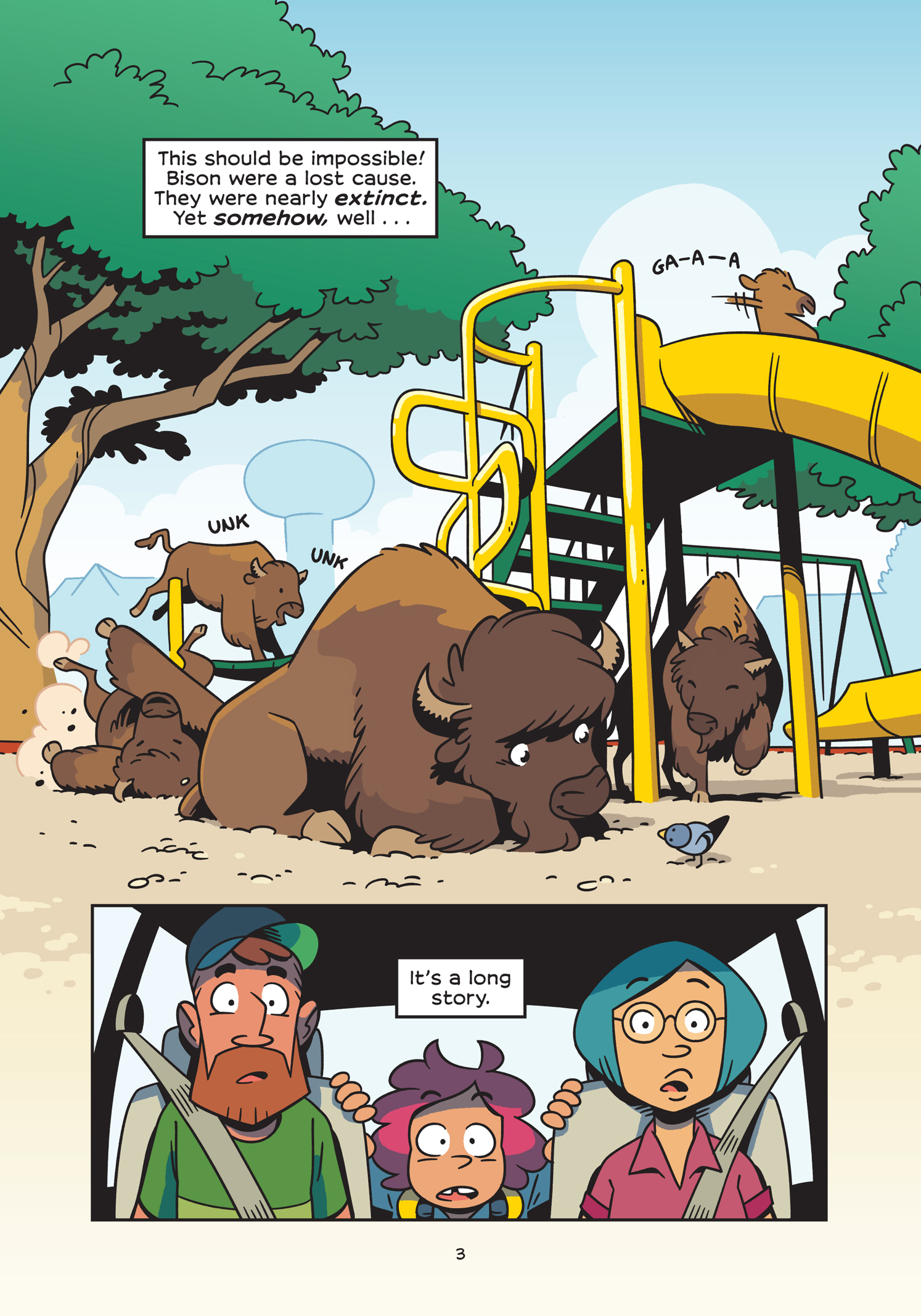 Read online History Comics comic -  Issue # The American Bison - The Buffalos Survival Tale - 9
