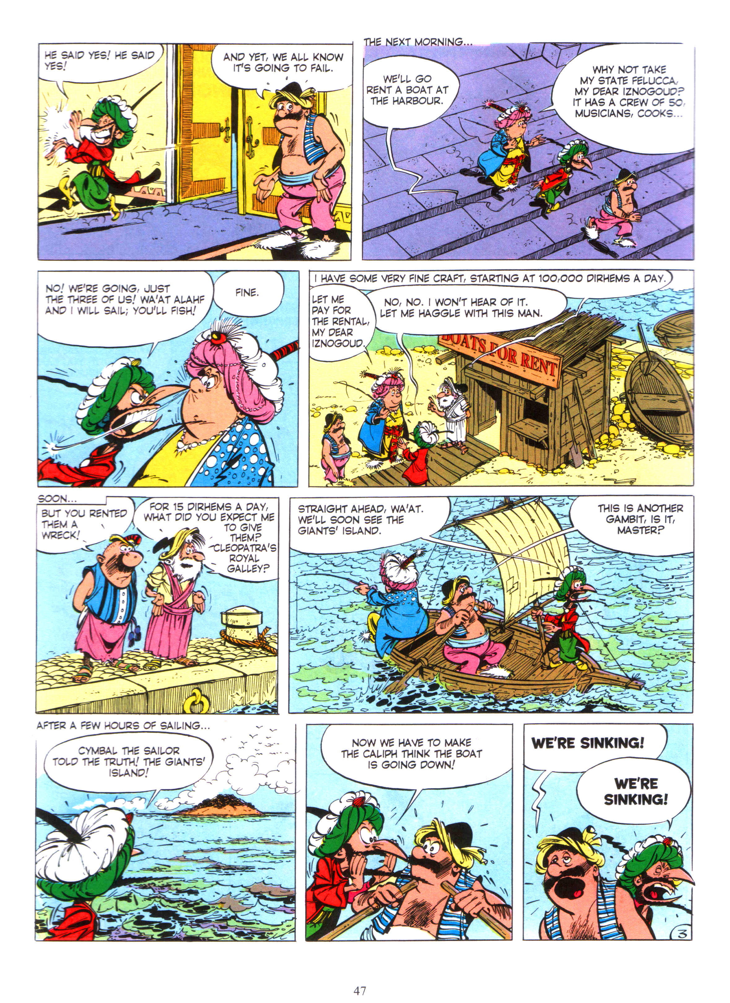 Read online Iznogoud comic -  Issue #9 - 46