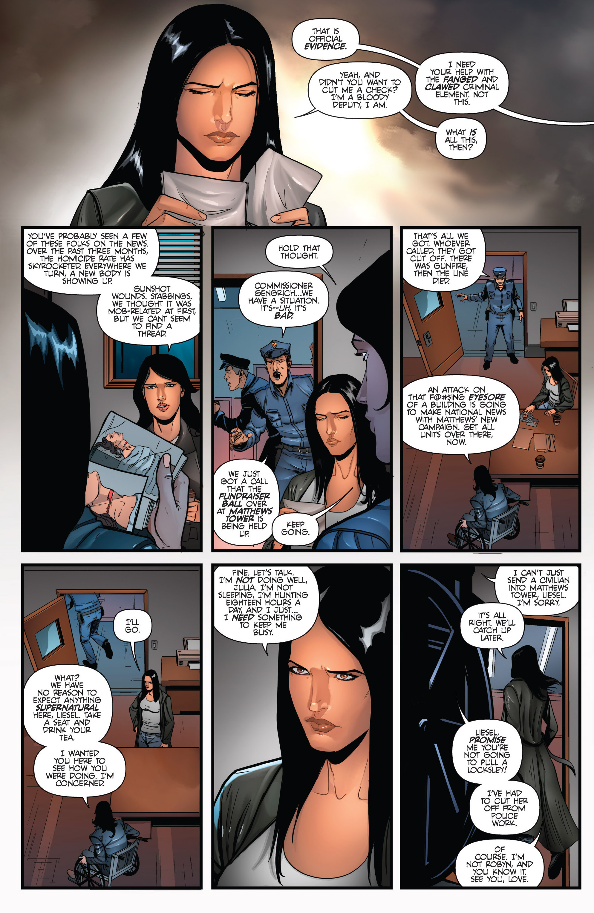 Read online Van Helsing vs The Mummy of Amun-Ra comic -  Issue #1 - 15