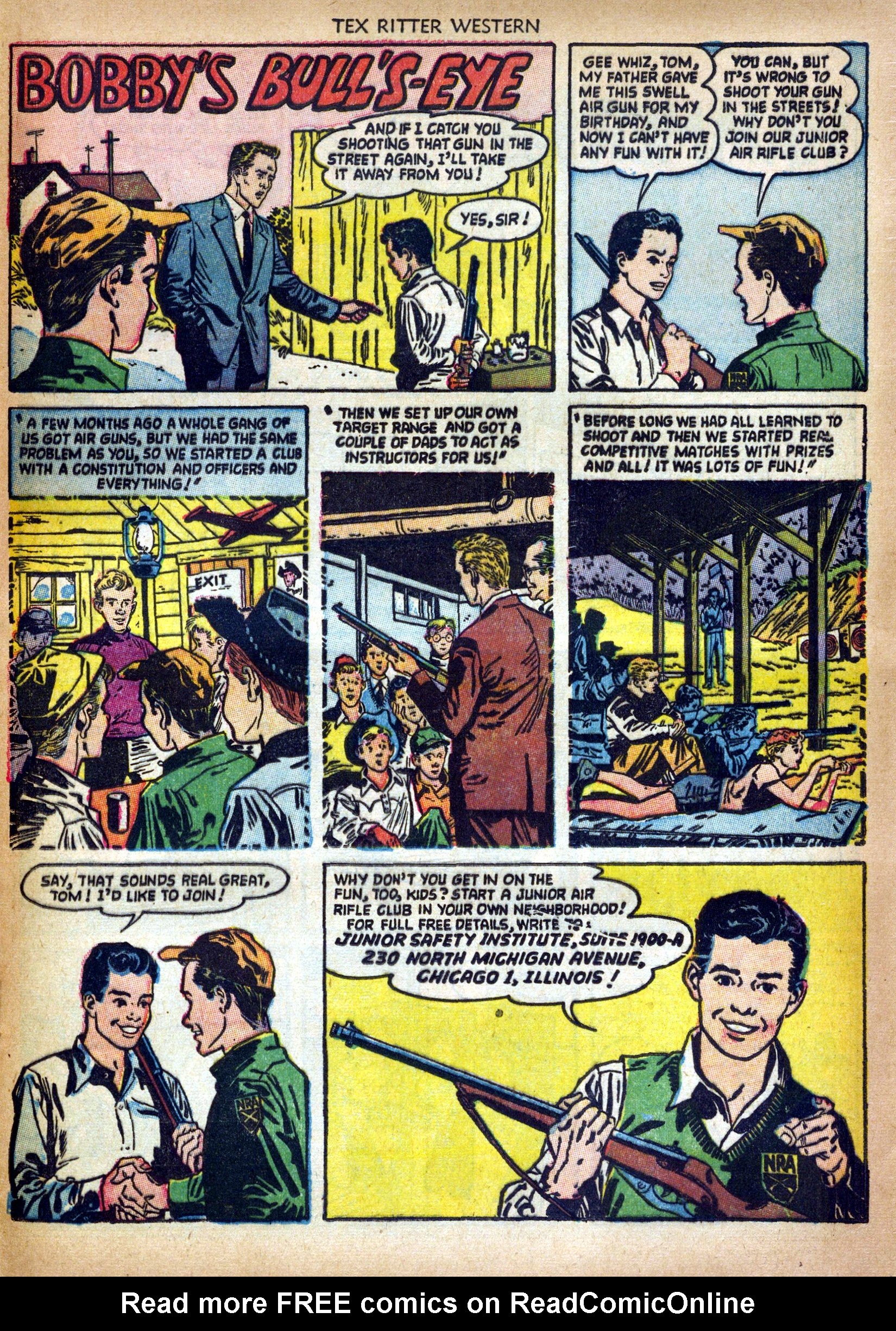Read online Tex Ritter Western comic -  Issue #19 - 21