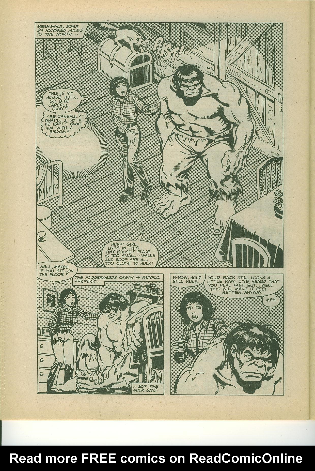Read online The Incredible Hulk Weekly comic -  Issue #53 - 30