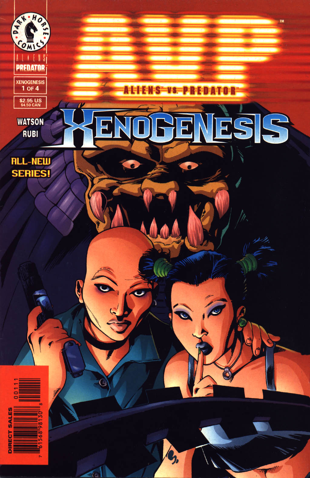 Read online Aliens vs. Predator: Xenogenesis comic -  Issue #1 - 1