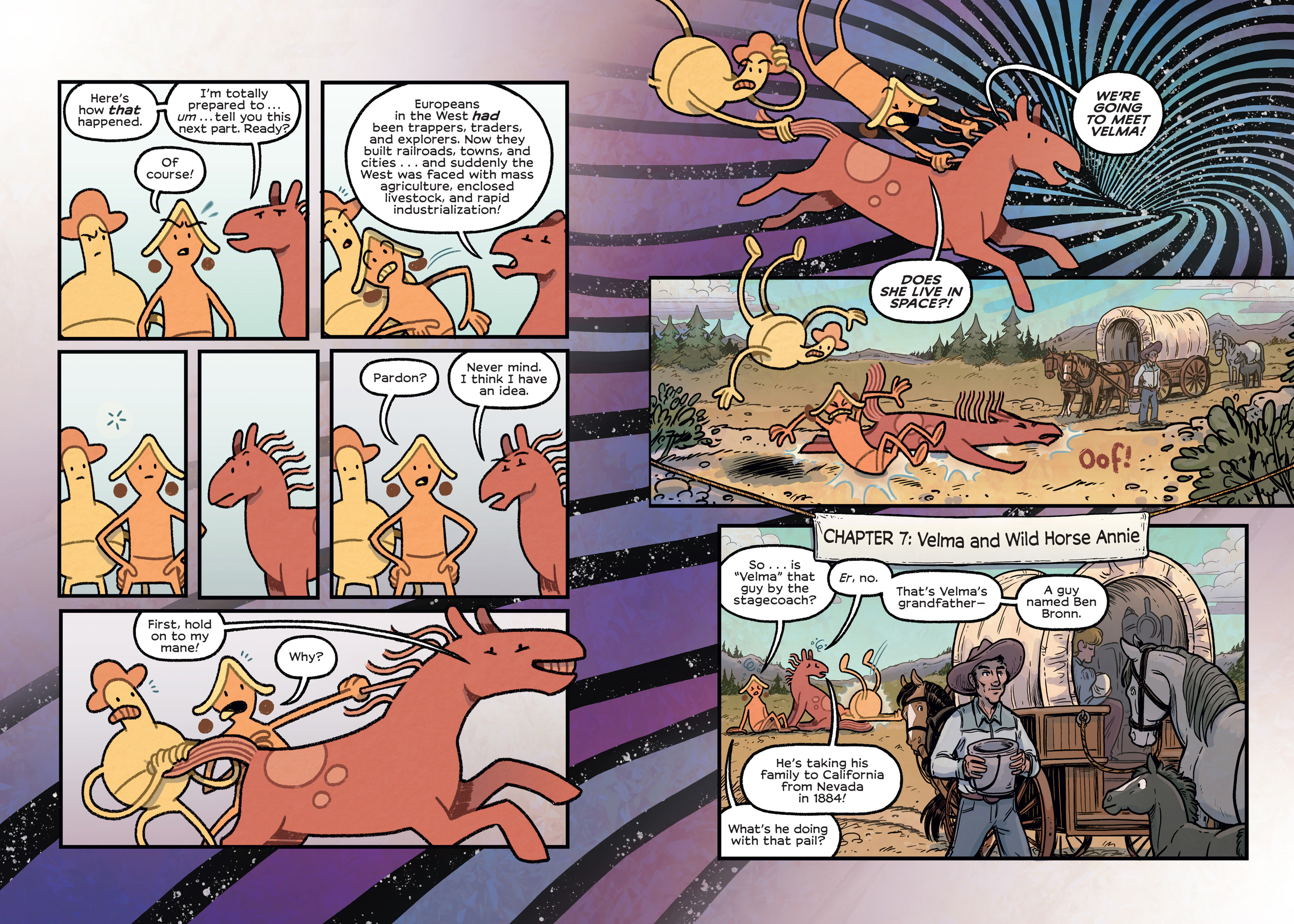 Read online History Comics comic -  Issue # The Wild Mustang - Horses of the American West - 82