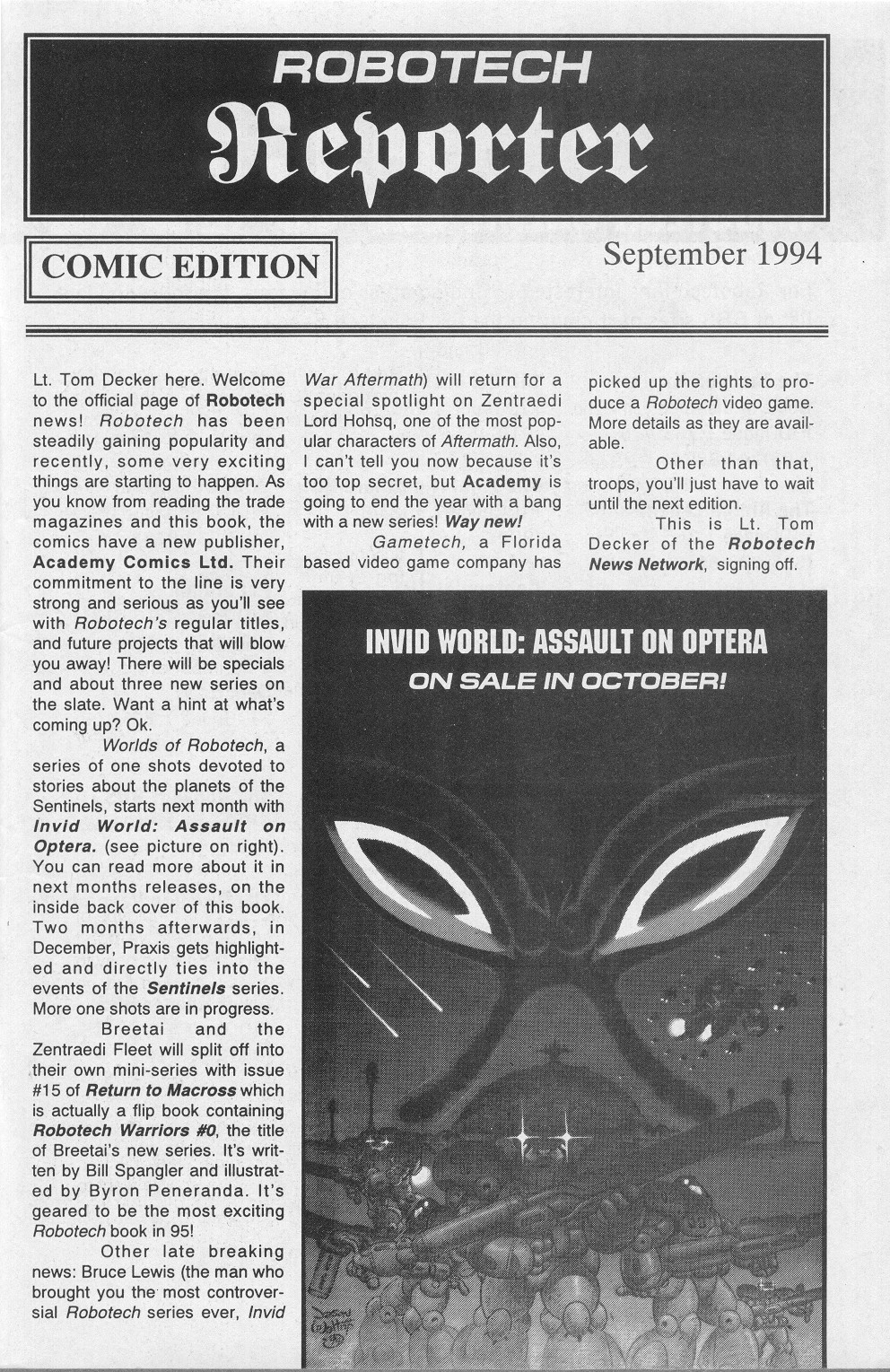 Read online Robotech (1994) comic -  Issue # Full - 23
