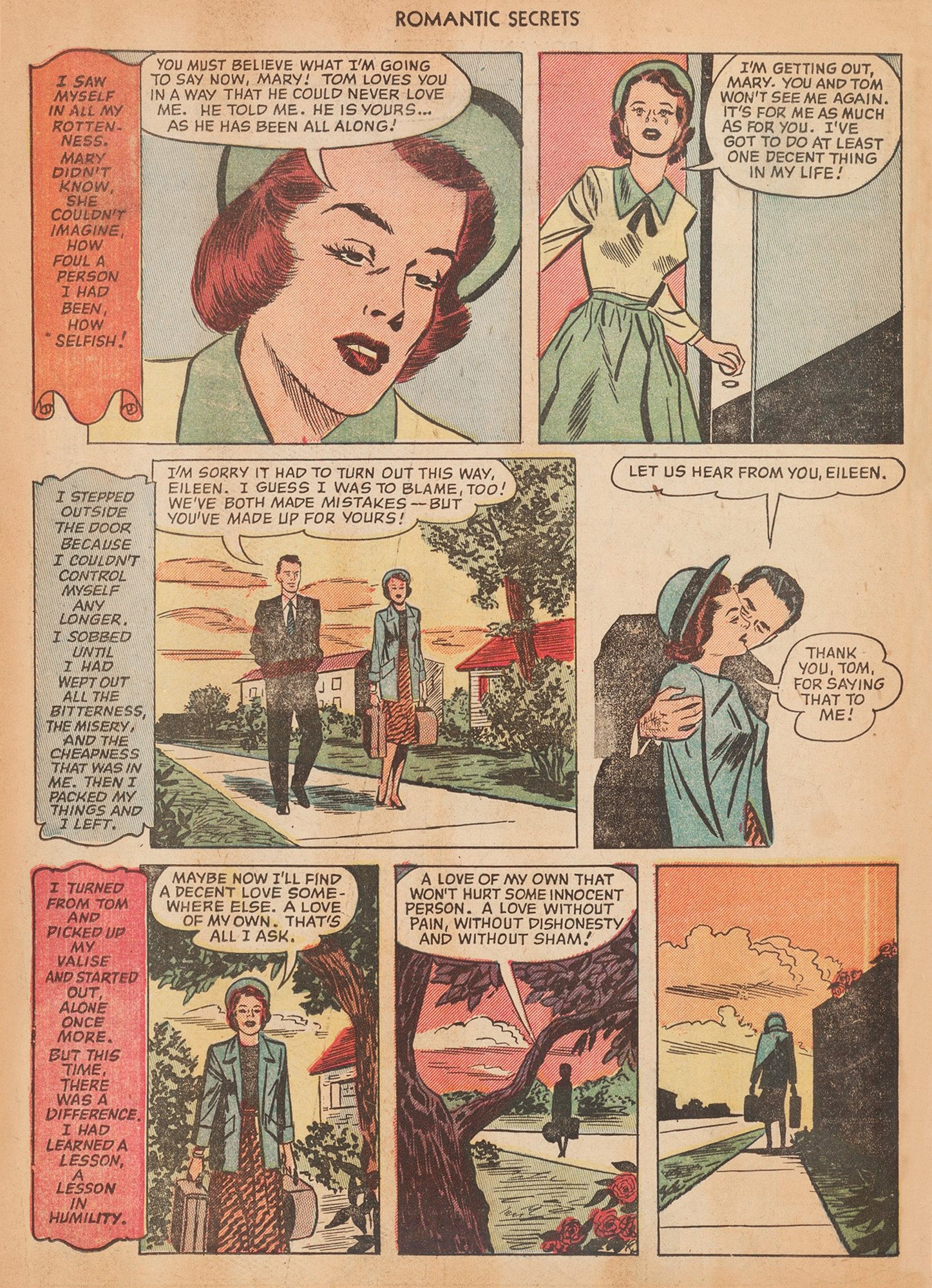 Read online Romantic Secrets comic -  Issue #28 - 34