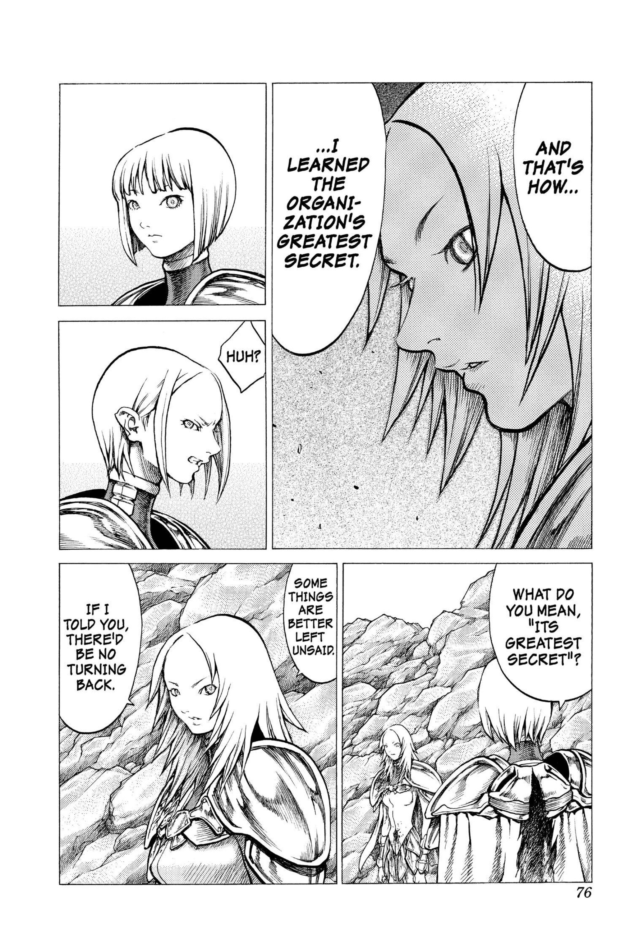 Read online Claymore comic -  Issue #6 - 72