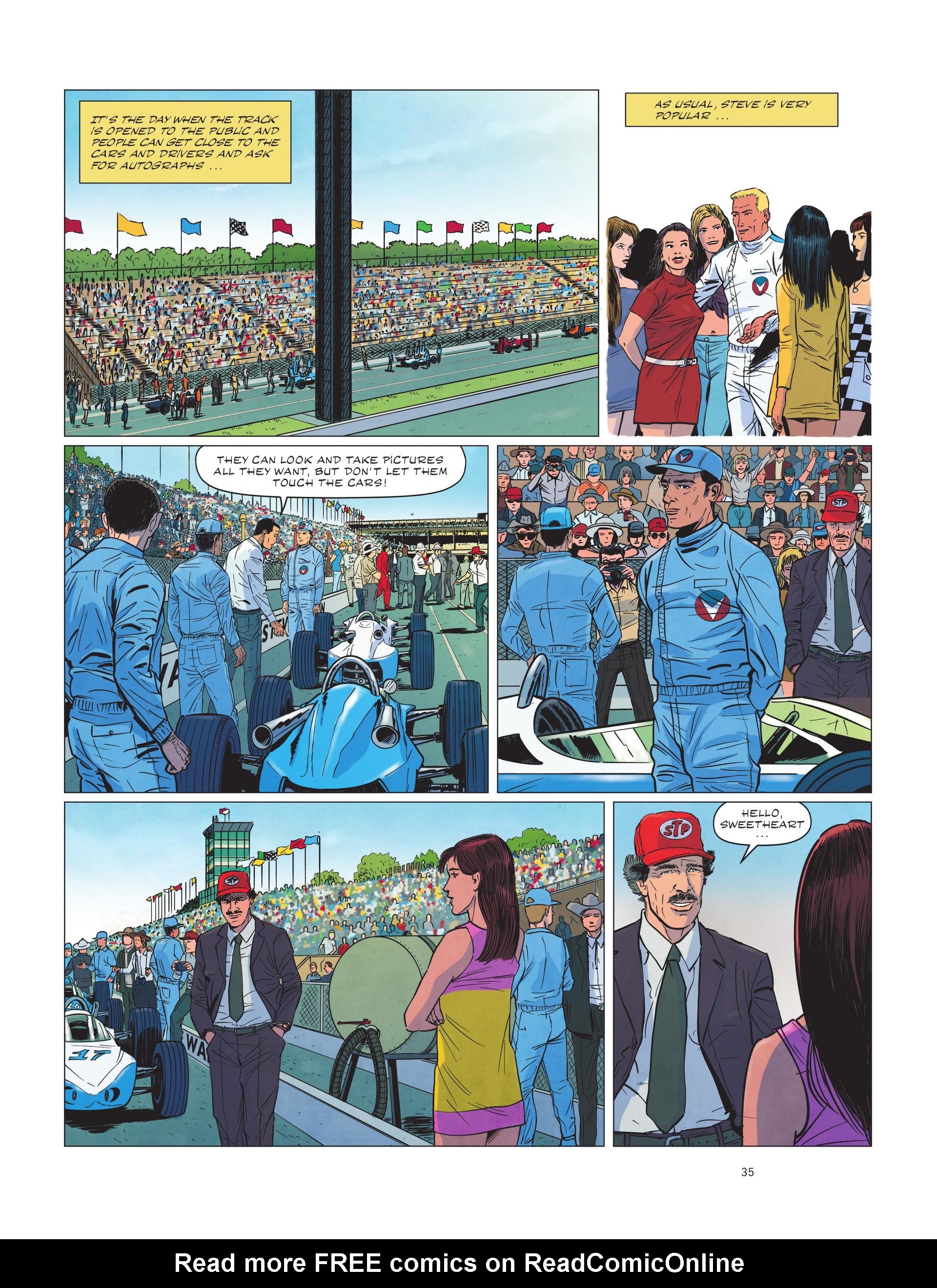 Read online Michel Vaillant: Legendary Races: In the Hell of Indianapolis comic -  Issue # Full - 37