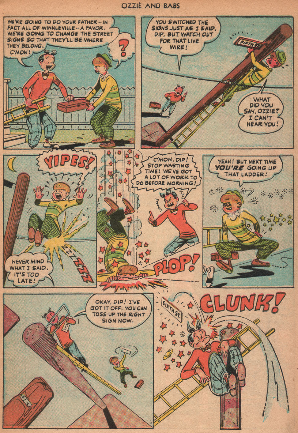 Read online Ozzie And Babs comic -  Issue #8 - 19
