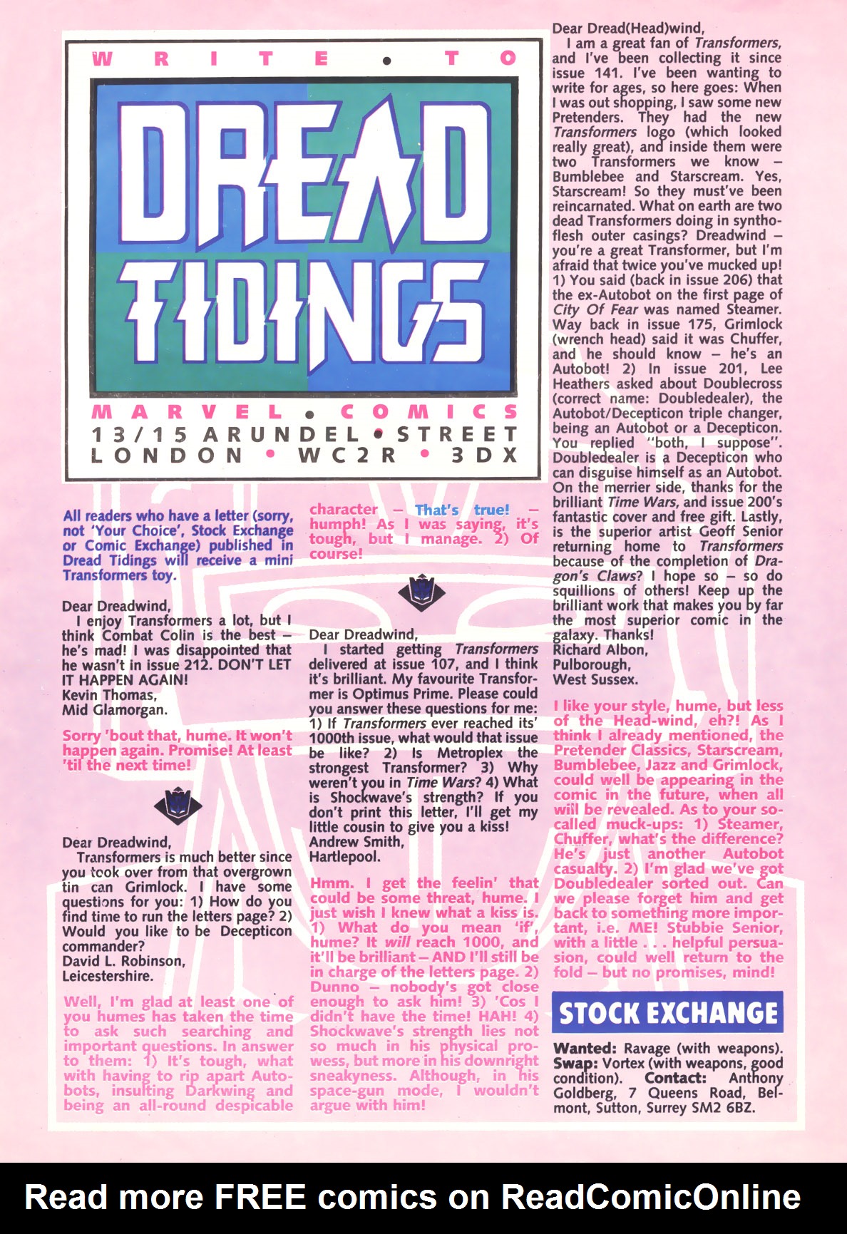 Read online The Transformers (UK) comic -  Issue #222 - 14