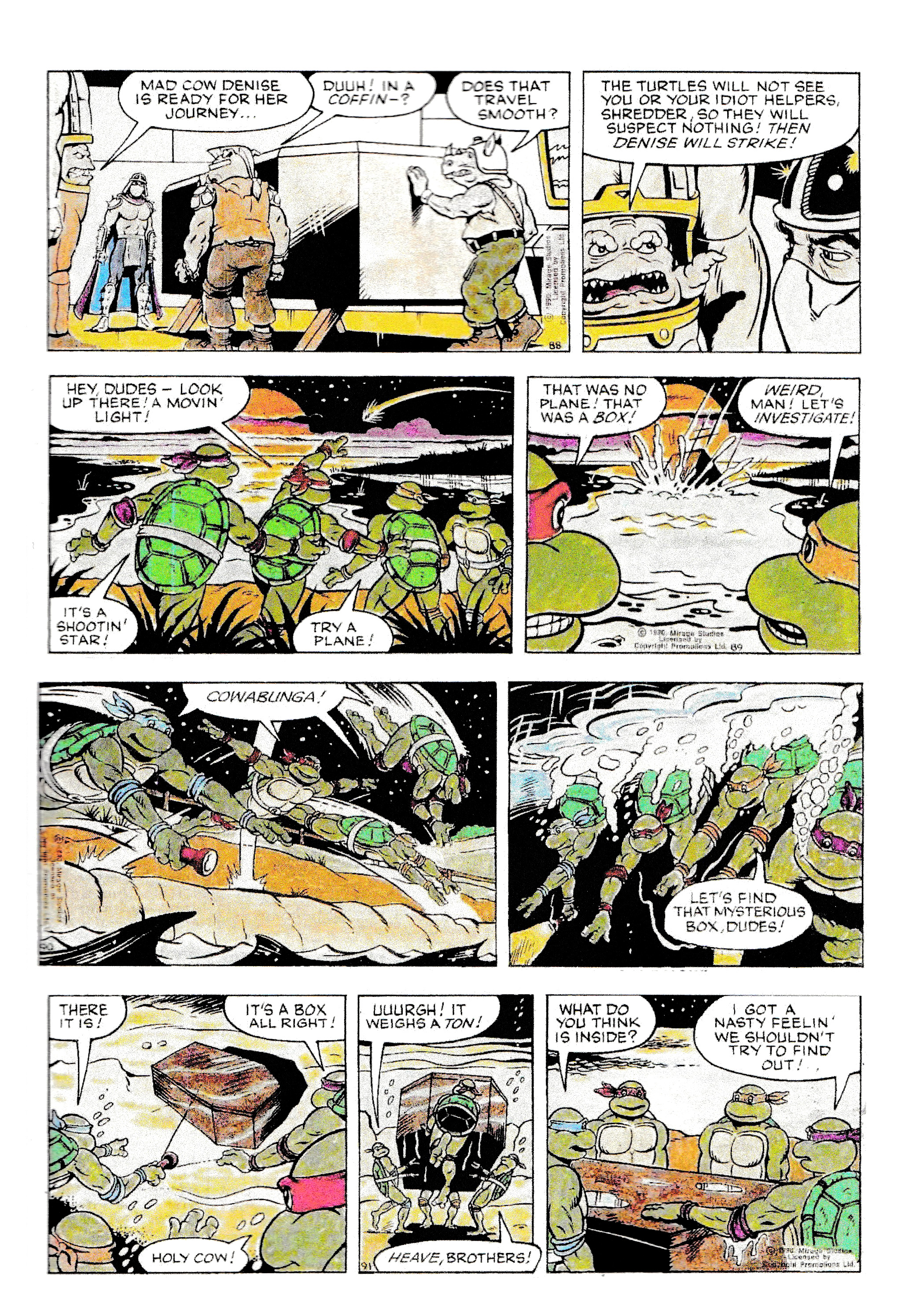 Read online Teenage Mutant Ninja Turtles: Complete Newspaper Daily Comic Strip Collection comic -  Issue # TPB 1 - 30