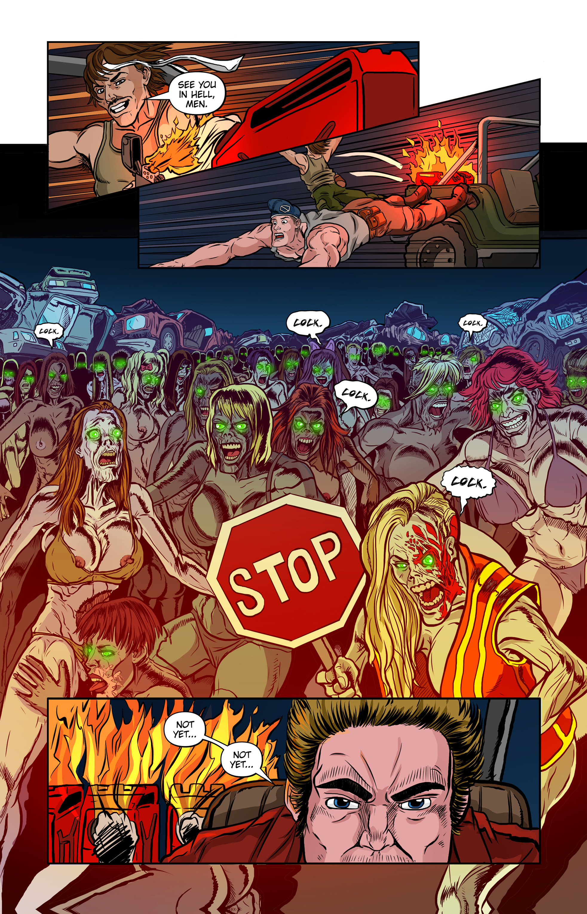 Read online Lesbian Zombies from Outer Space comic -  Issue #6 - 23