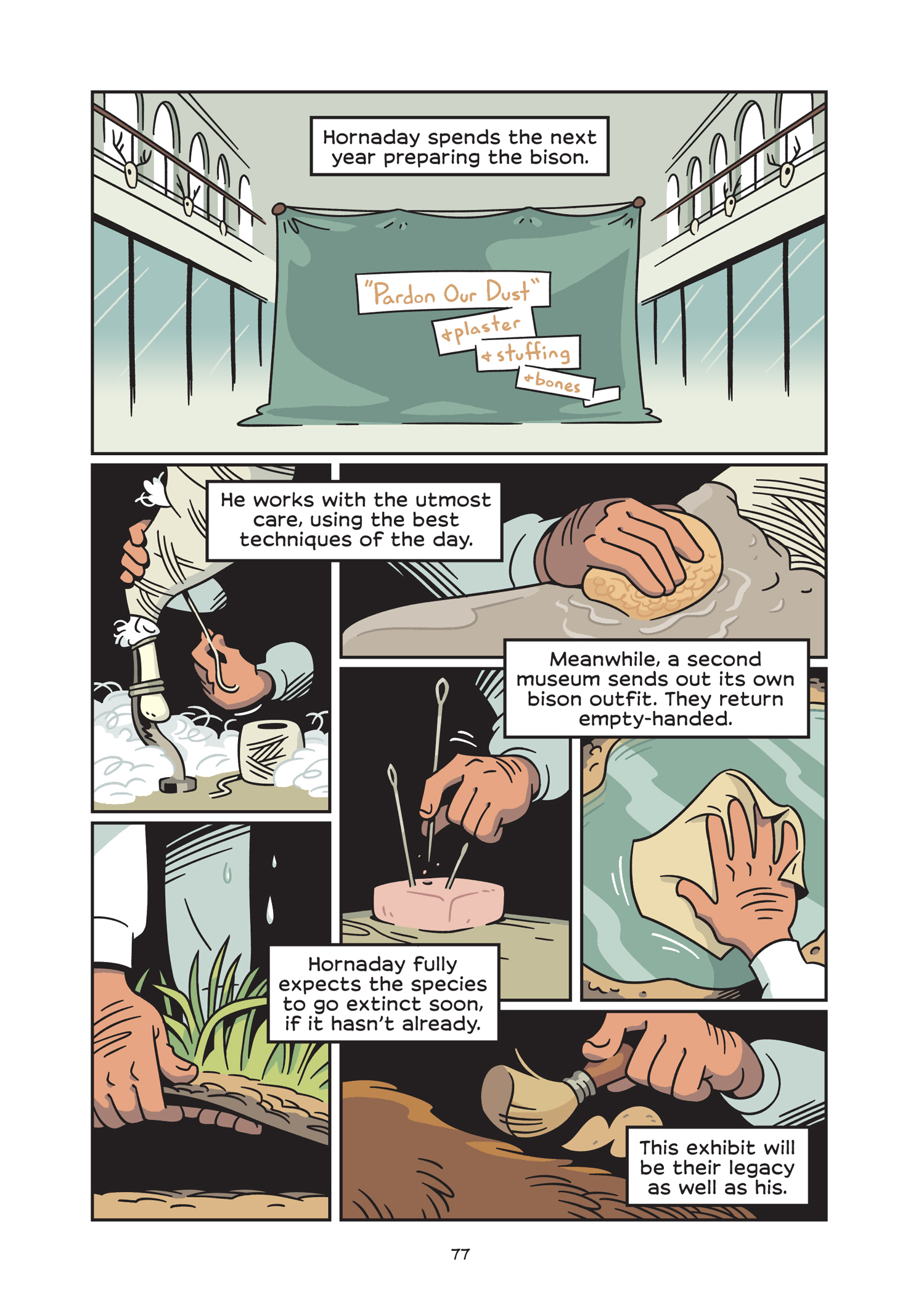Read online History Comics comic -  Issue # The American Bison - The Buffalos Survival Tale - 83