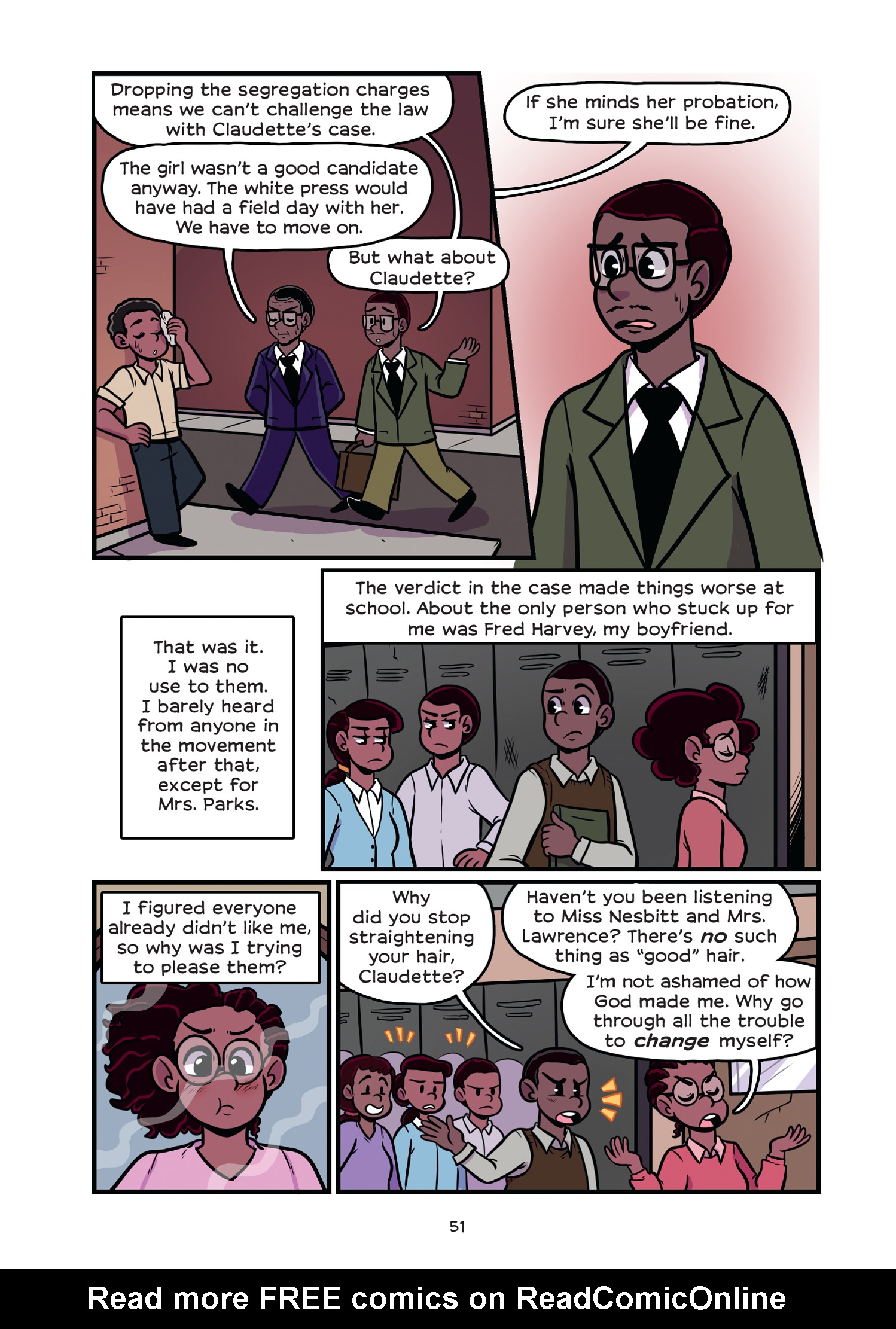 Read online History Comics comic -  Issue # Rosa Parks & Claudette Colvin - Civil Rights Heroes - 56