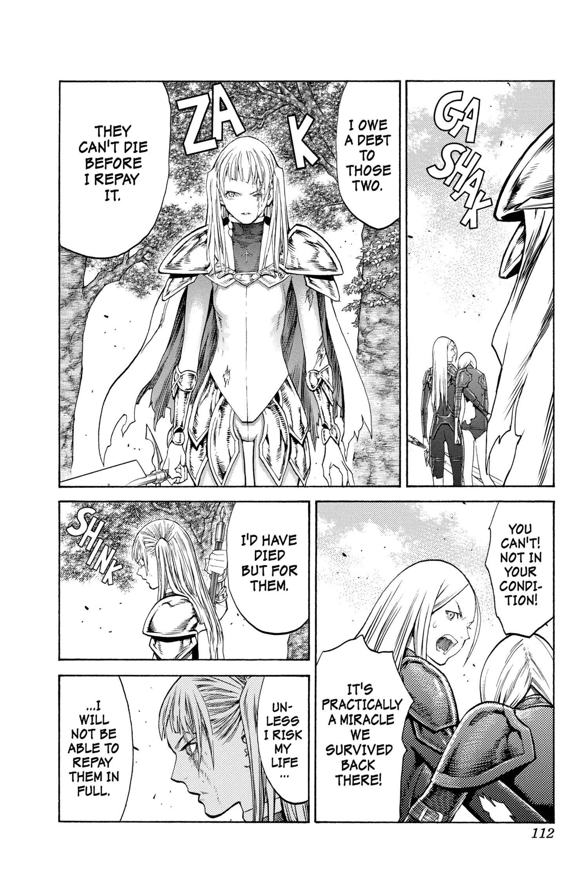 Read online Claymore comic -  Issue #19 - 101