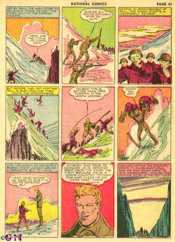 Read online National Comics comic -  Issue #9 - 38