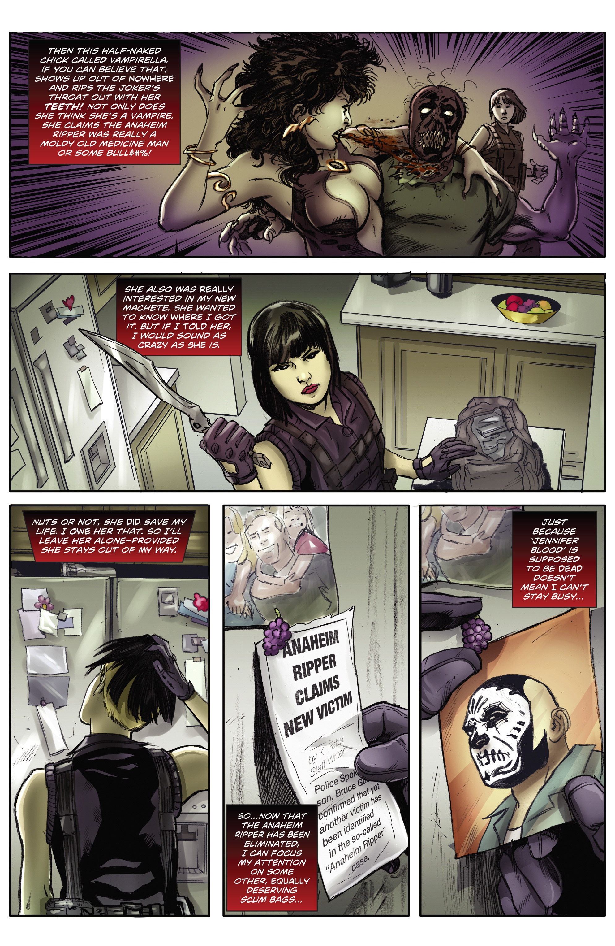 Read online Swords of Sorrow: Vampirella & Jennifer Blood comic -  Issue #2 - 6