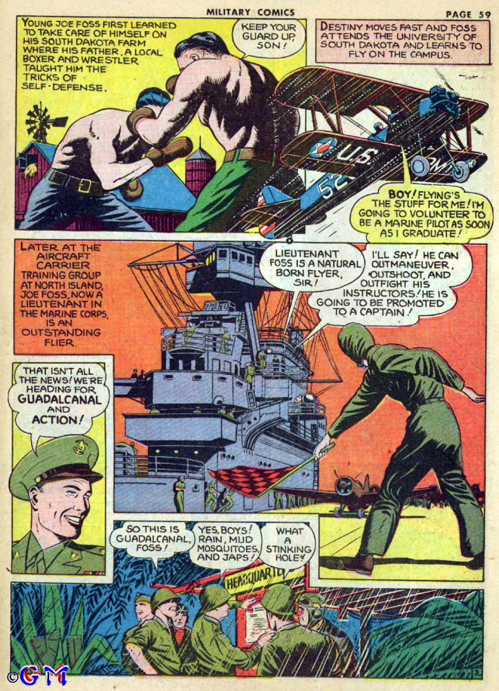 Read online Military Comics comic -  Issue #23 - 61