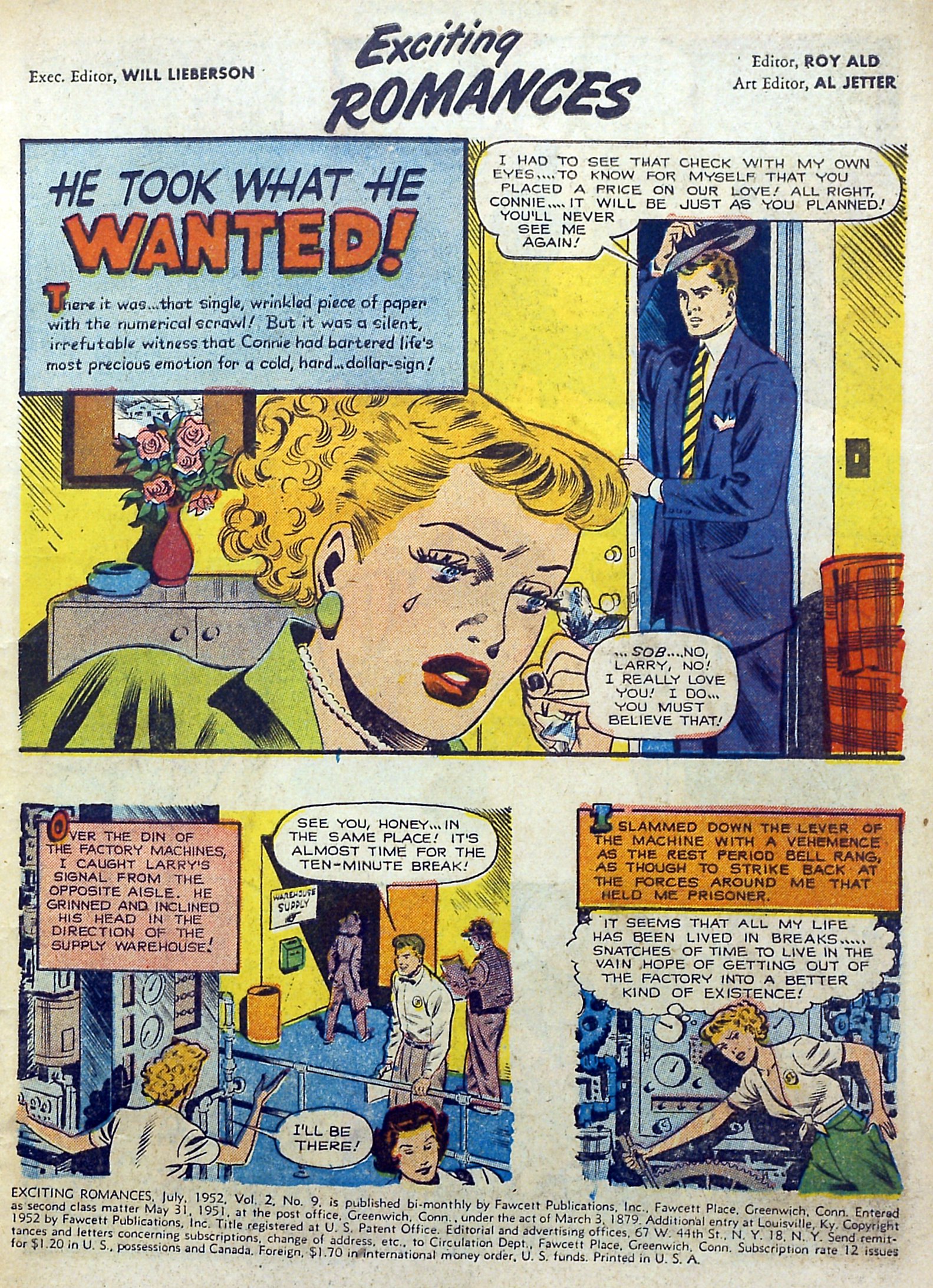 Read online Exciting Romances comic -  Issue #9 - 3