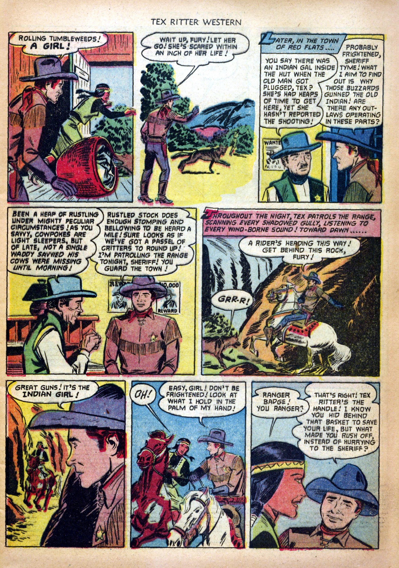 Read online Tex Ritter Western comic -  Issue #12 - 5