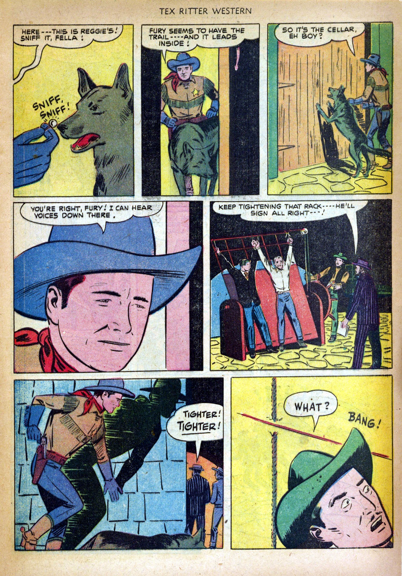 Read online Tex Ritter Western comic -  Issue #6 - 13