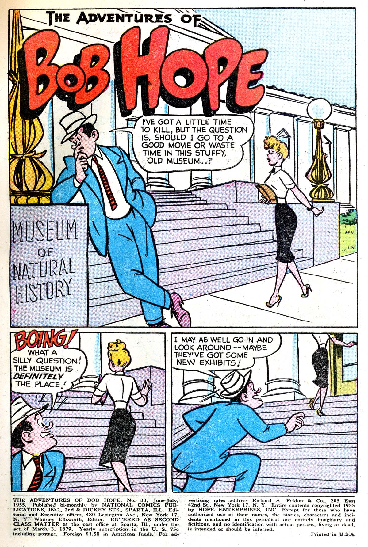 Read online The Adventures of Bob Hope comic -  Issue #33 - 3