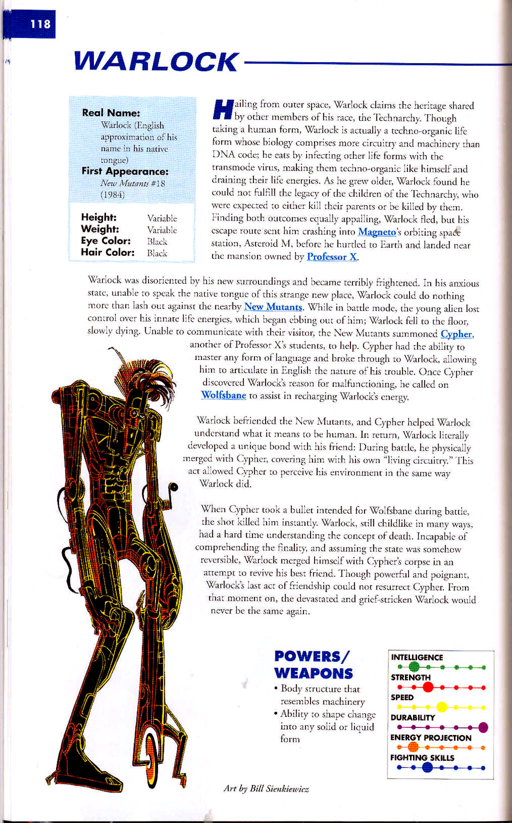 Read online Marvel Encyclopedia comic -  Issue # TPB 2 - 120