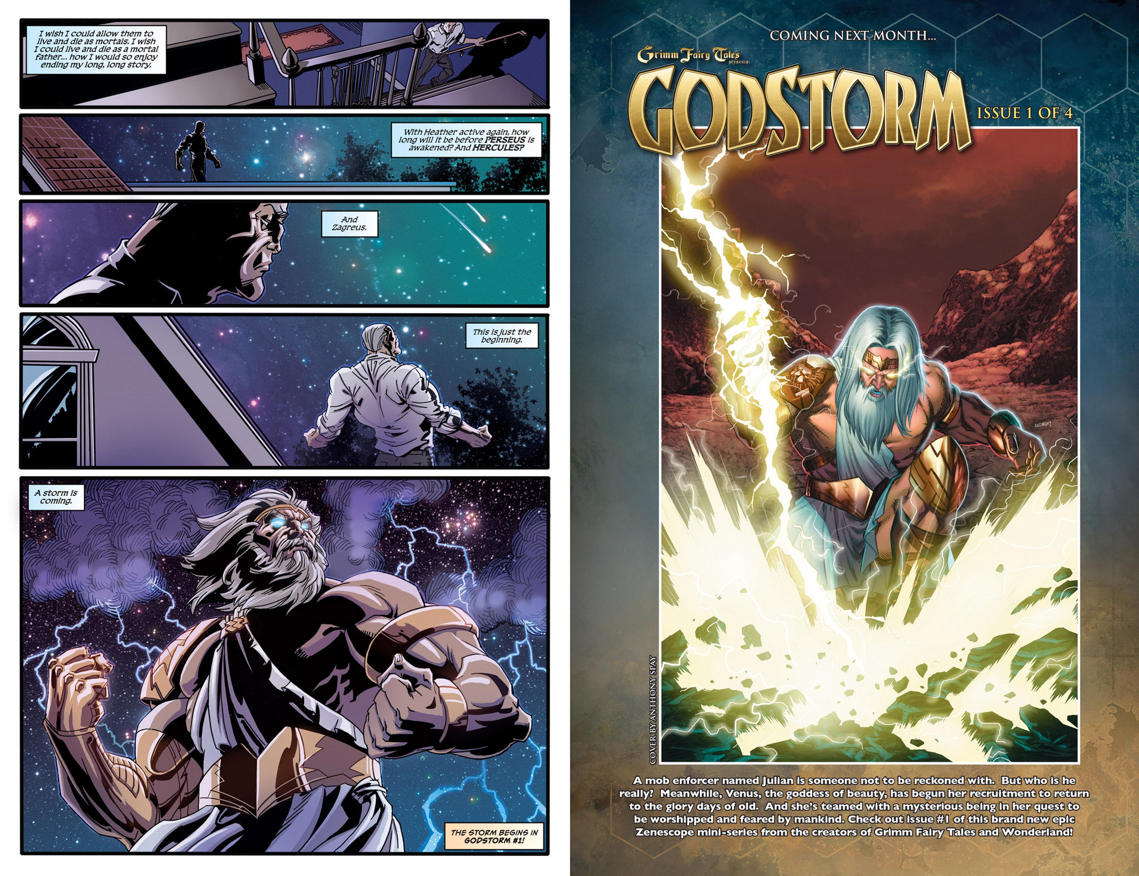 Read online Grimm Fairy Tales presents Godstorm comic -  Issue #0 - 13