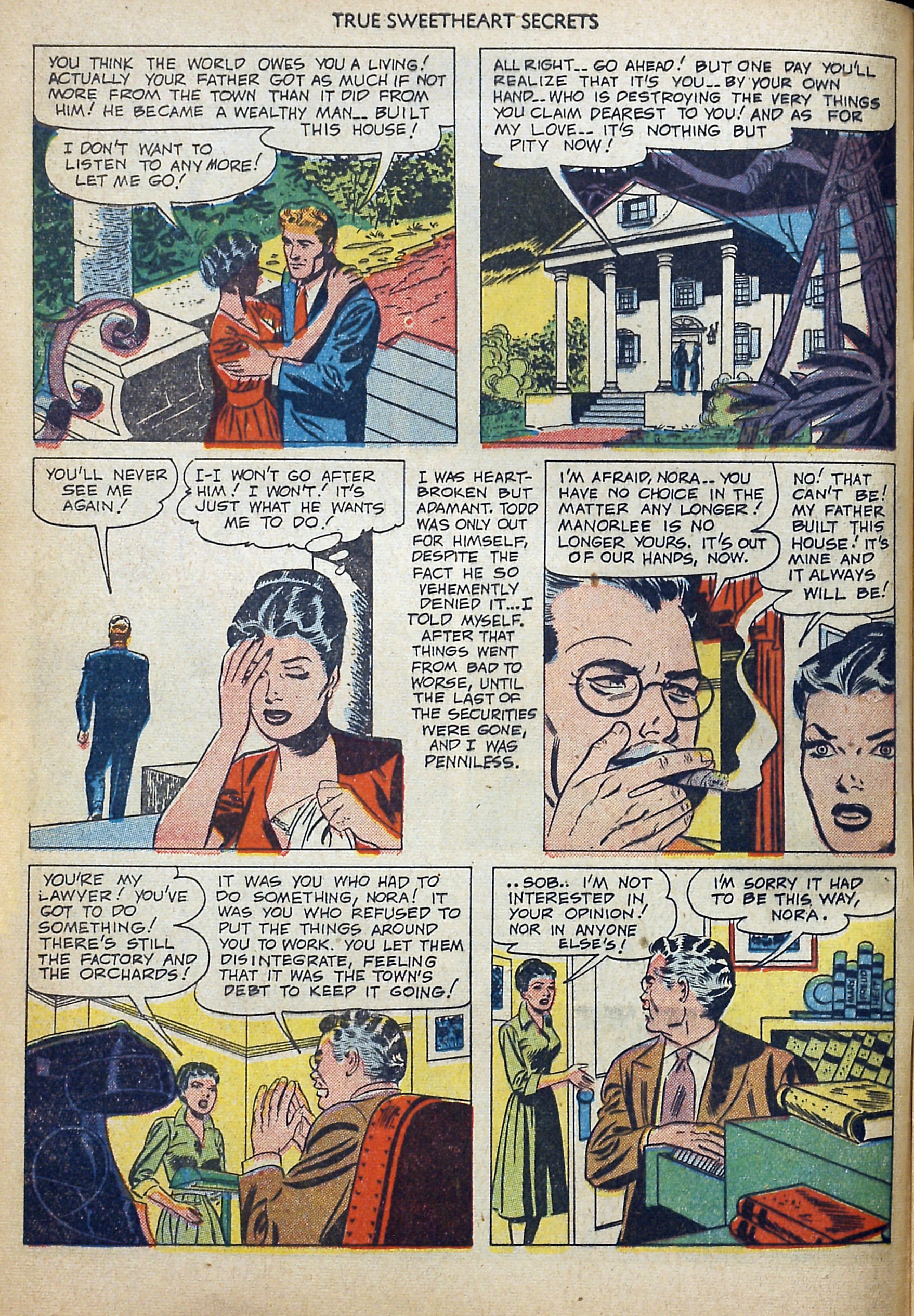 Read online True Sweetheart Secrets comic -  Issue #3 - 9