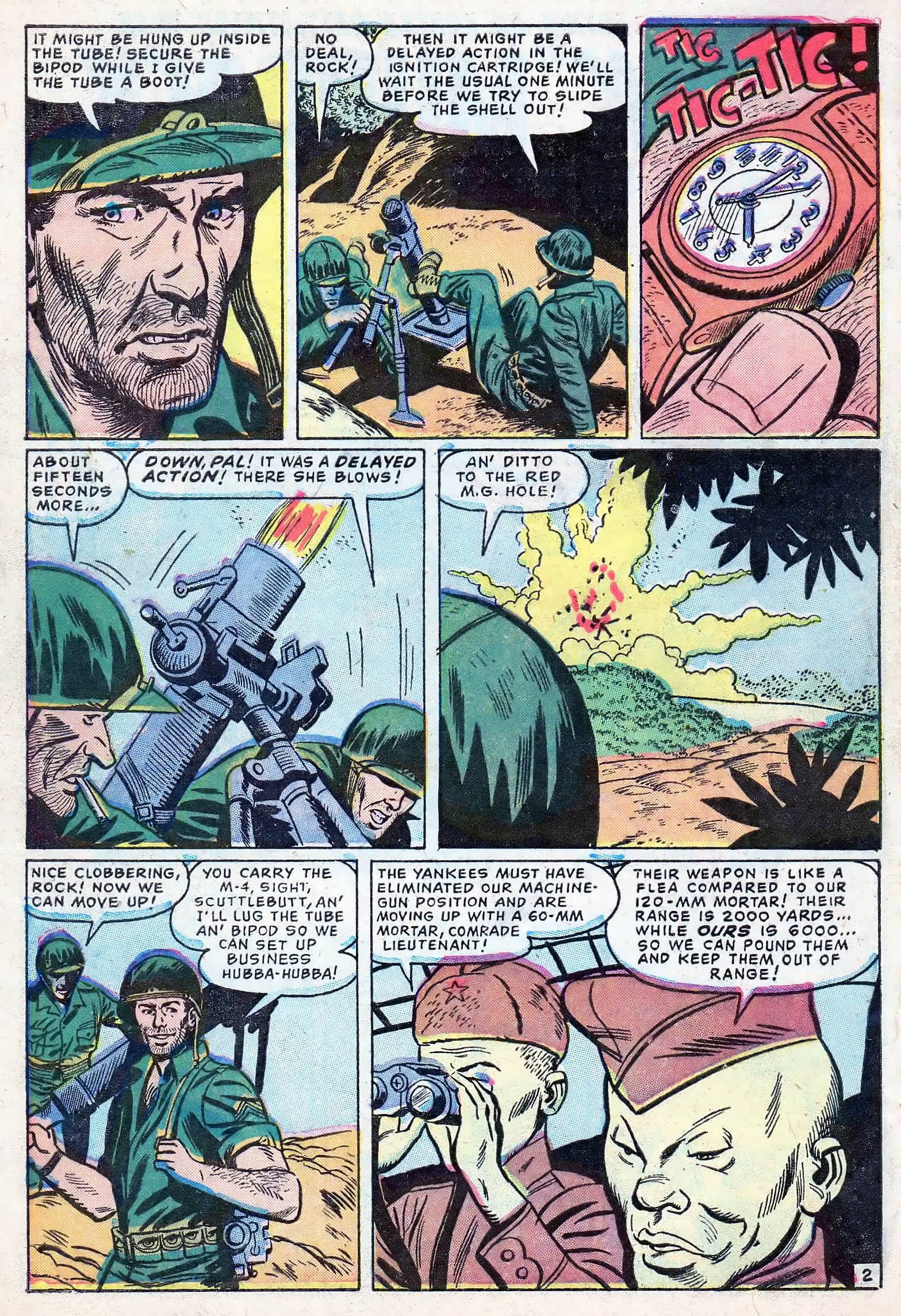 Read online Marines in Action comic -  Issue #10 - 4