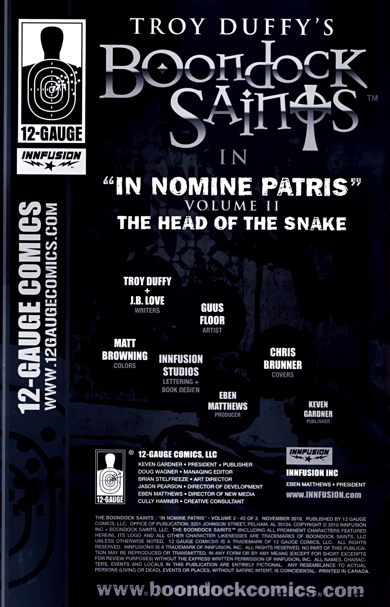 Read online The Boondock Saints: ''In Nomine Patris'' Volume 2 comic -  Issue #2 - 2
