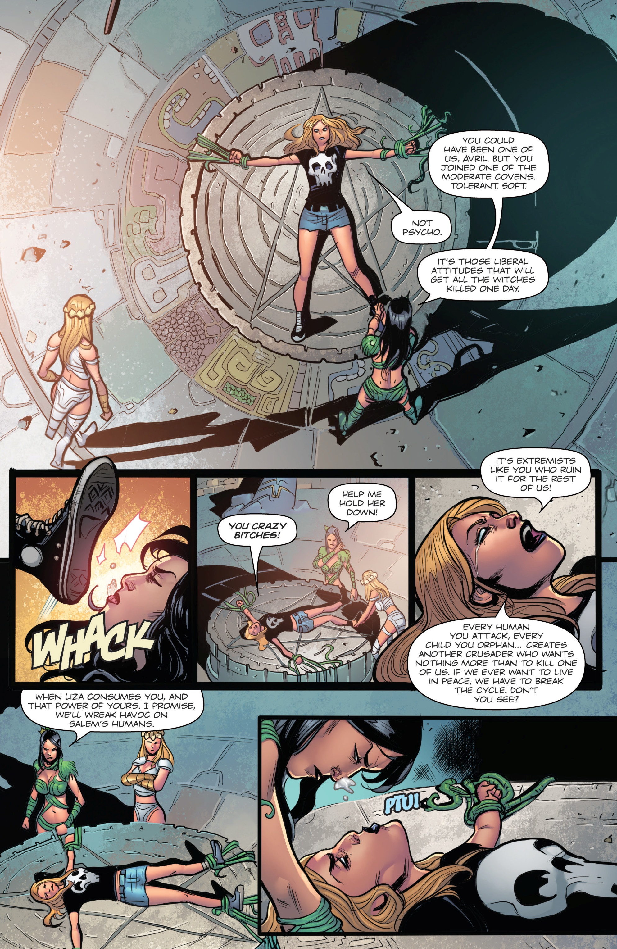 Read online Grimm Fairy Tales presents Coven comic -  Issue #4 - 12
