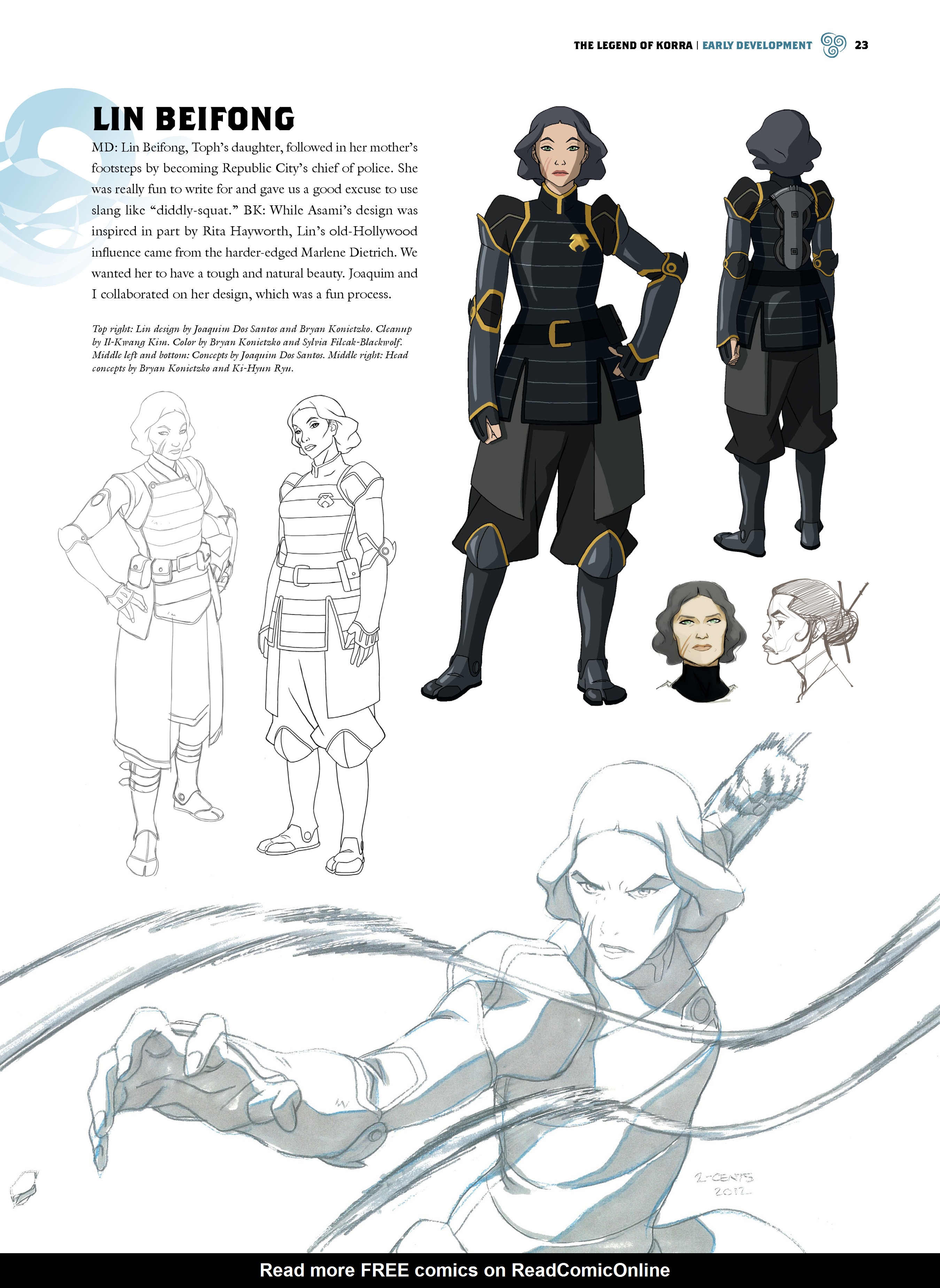 Read online The Legend of Korra: The Art of the Animated Series comic -  Issue # TPB 1 - 24