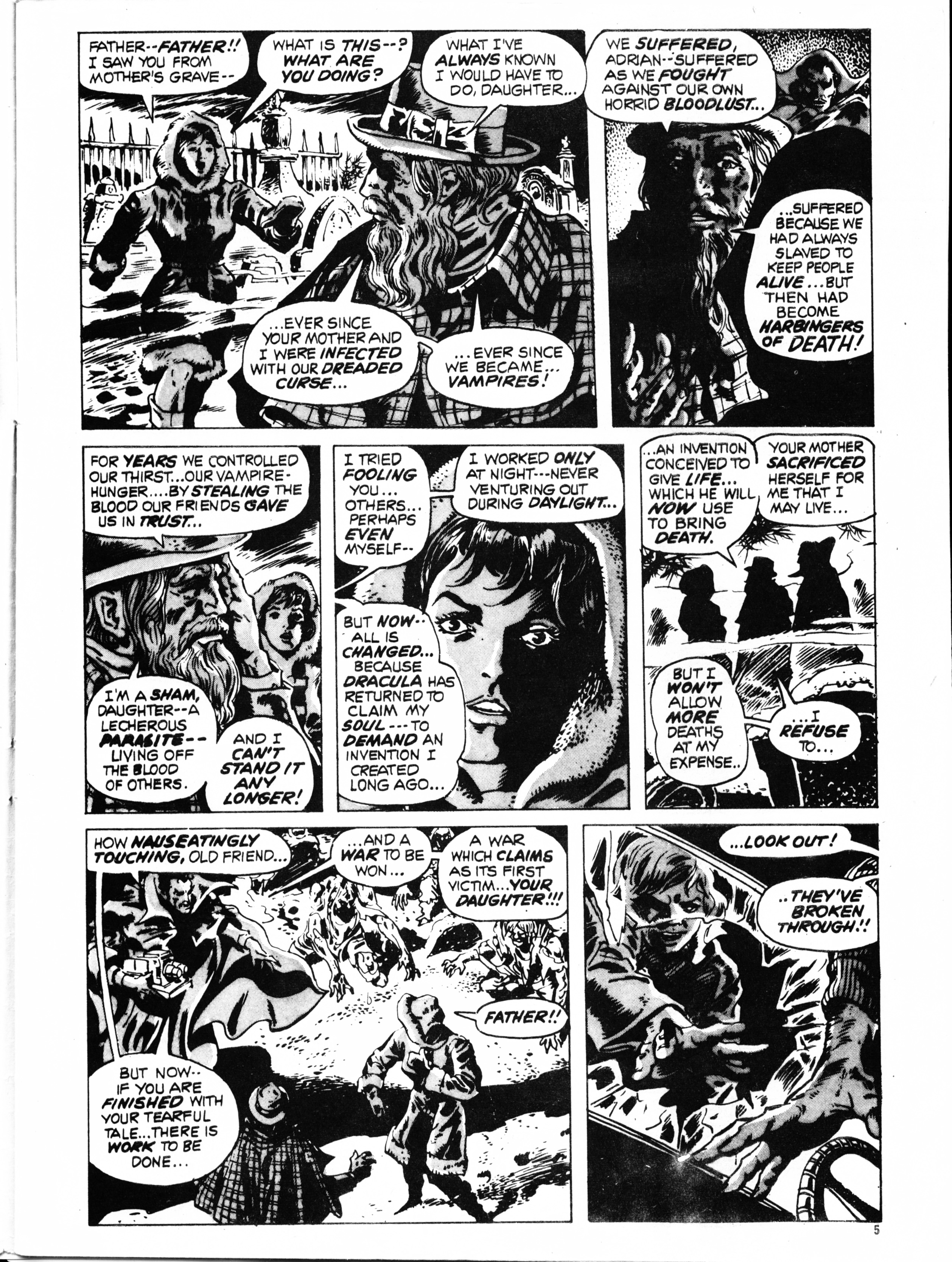 Read online Dracula Lives (1974) comic -  Issue #16 - 5
