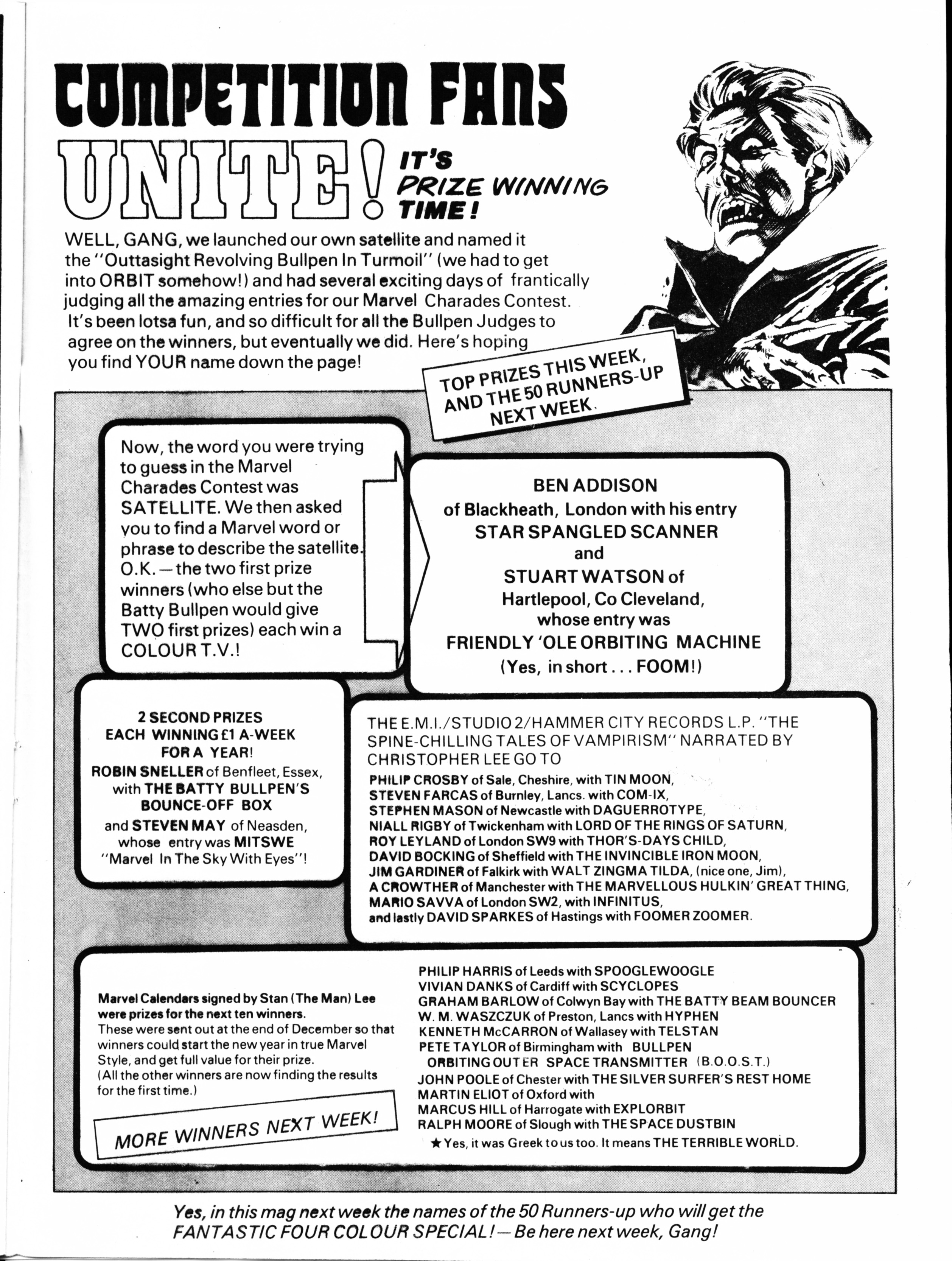 Read online Dracula Lives (1974) comic -  Issue #16 - 28