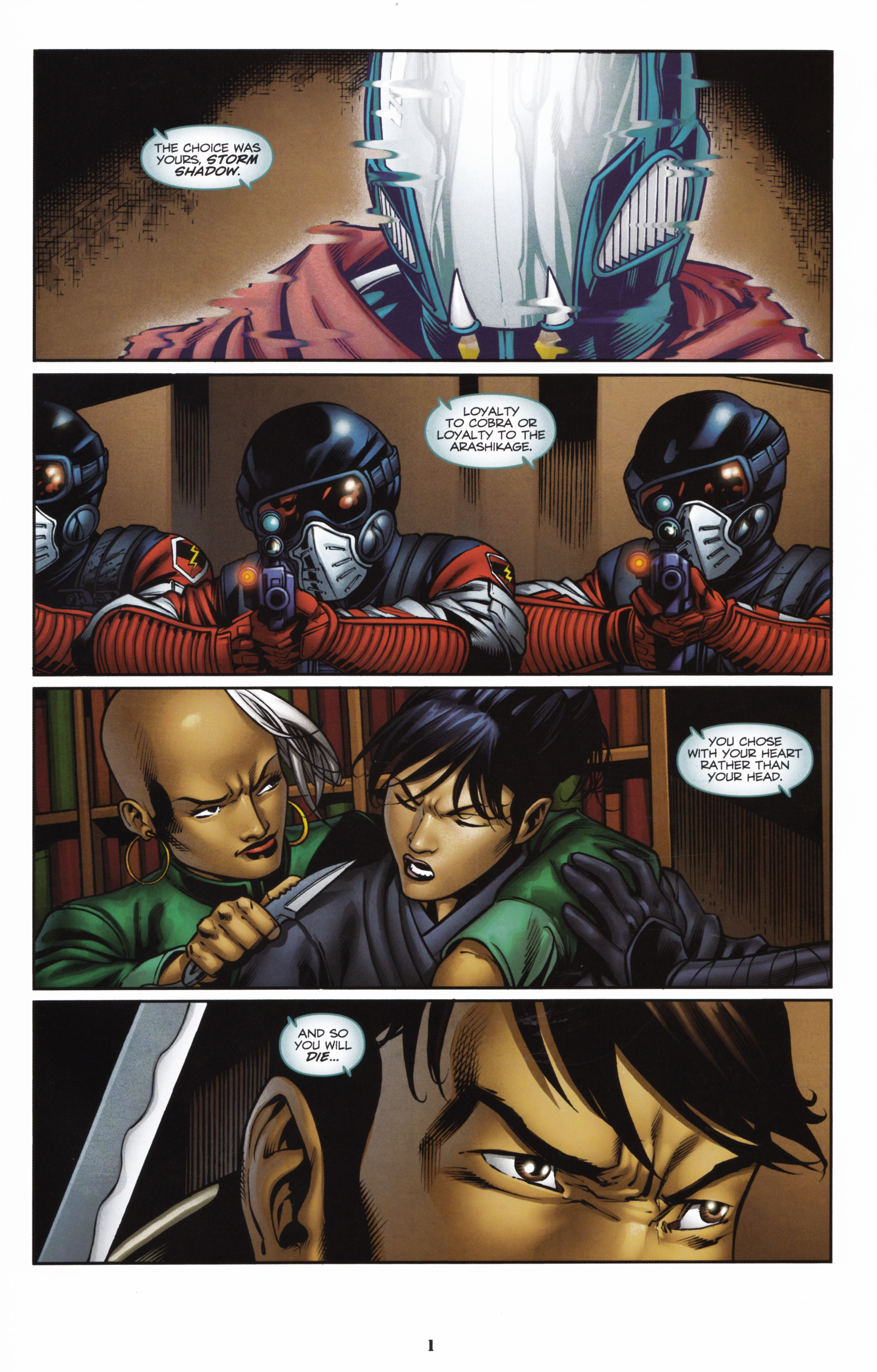 Read online Snake Eyes and Storm Shadow comic -  Issue #16 - 3