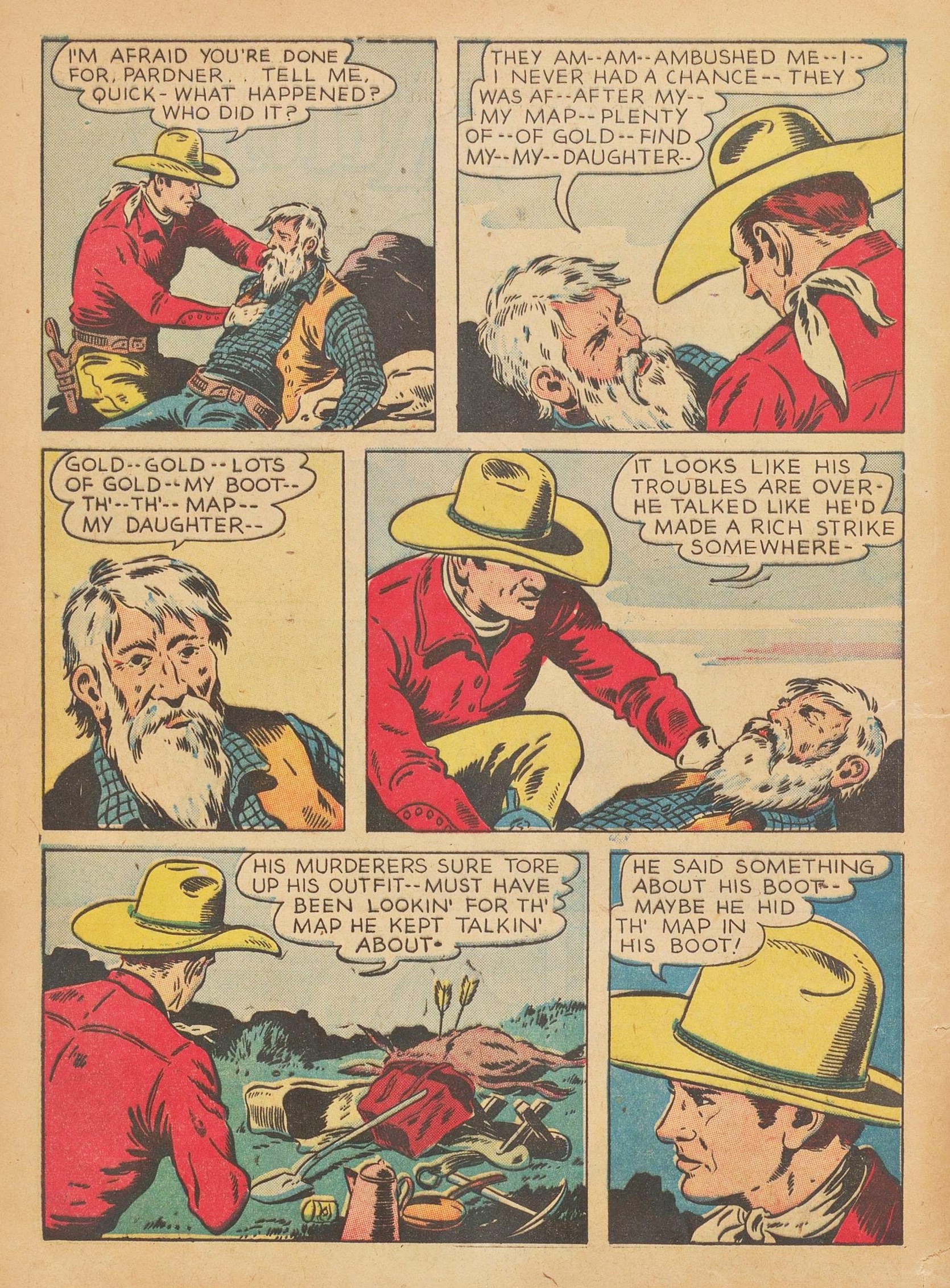 Read online Gene Autry Comics comic -  Issue #3 - 4
