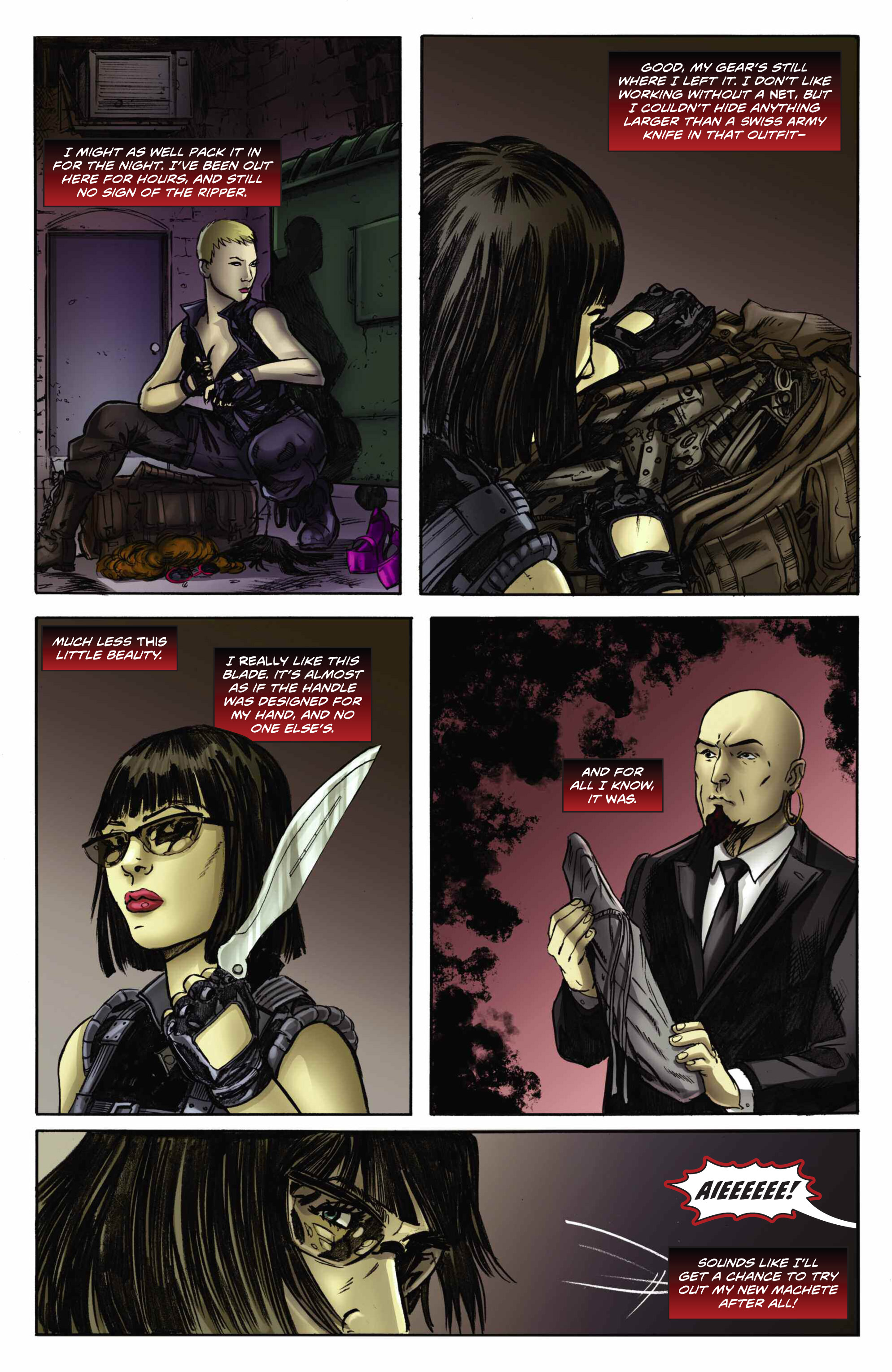 Read online Swords of Sorrow: Vampirella & Jennifer Blood comic -  Issue #1 - 18