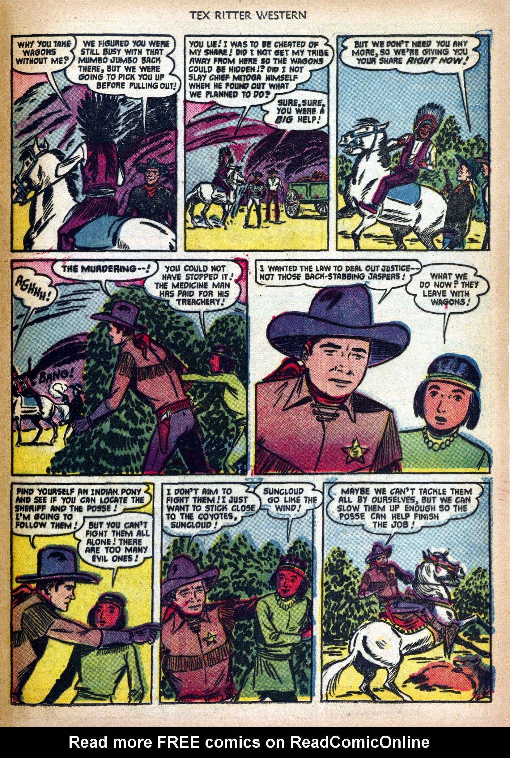 Read online Tex Ritter Western comic -  Issue #10 - 31