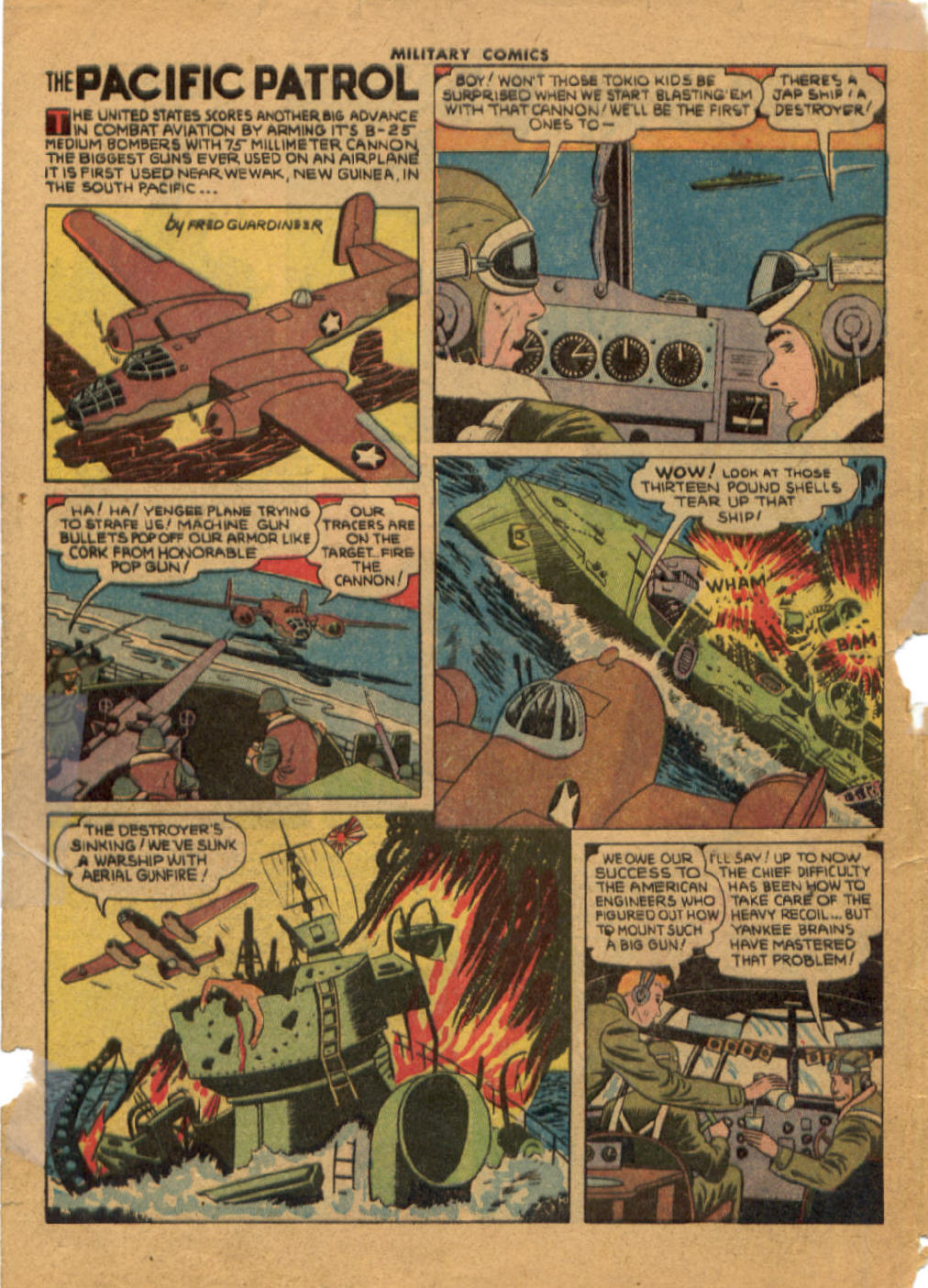 Read online Military Comics comic -  Issue #30 - 57