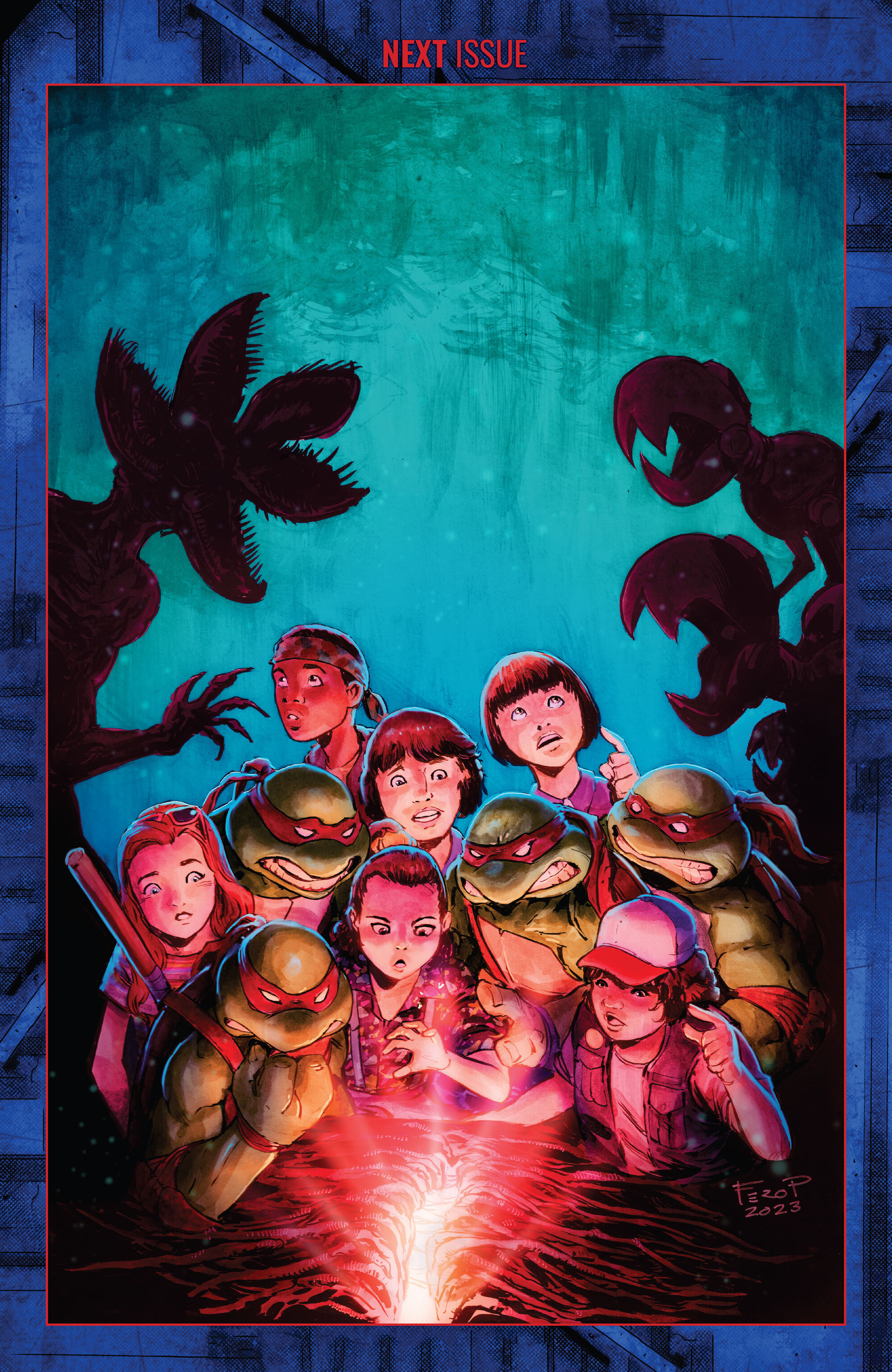 Read online Teenage Mutant Ninja Turtles x Stranger Things comic -  Issue #1 - 22