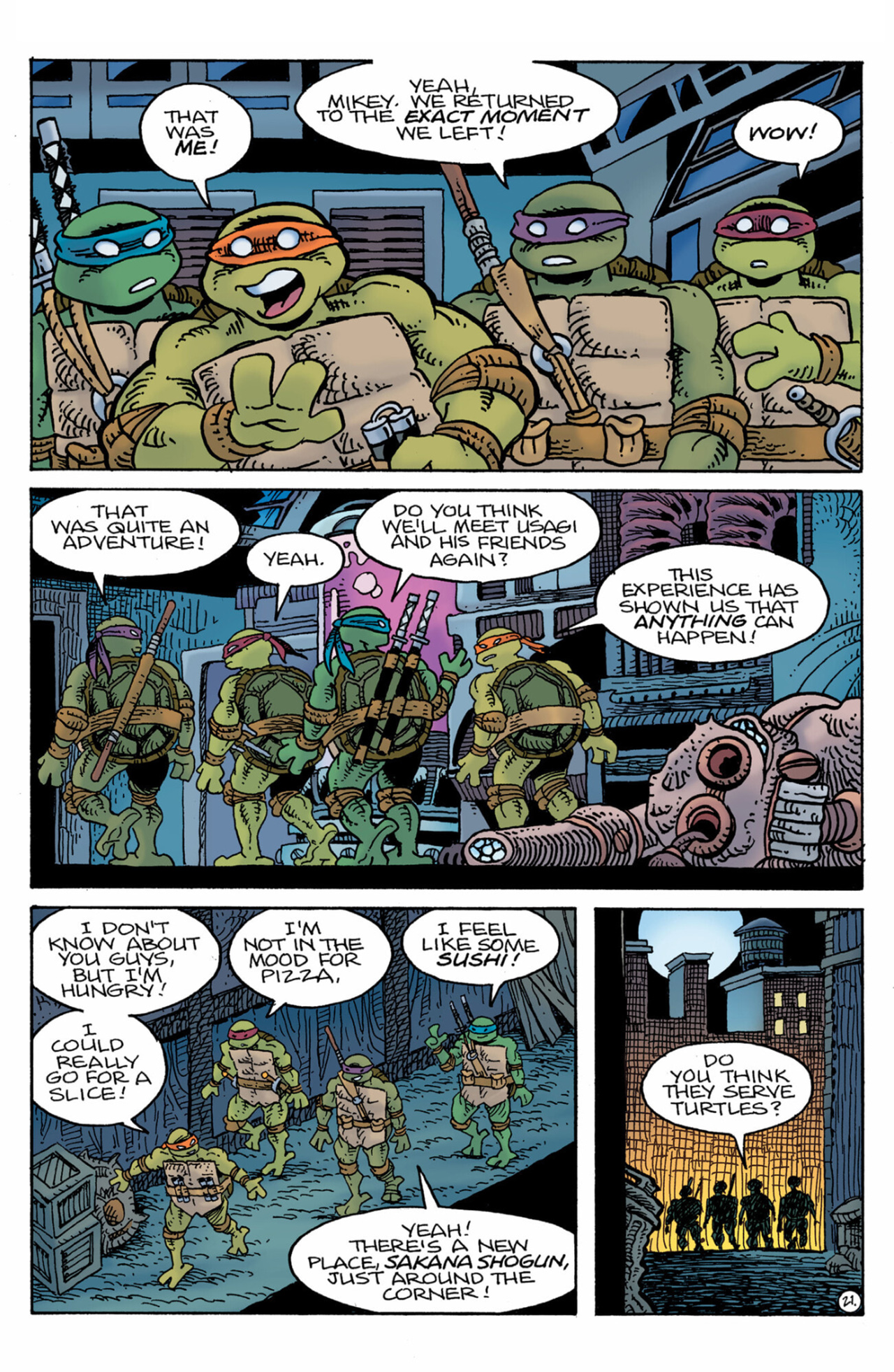 Read online Teenage Mutant Ninja Turtles/Usagi Yojimbo: WhereWhen comic -  Issue #5 - 23