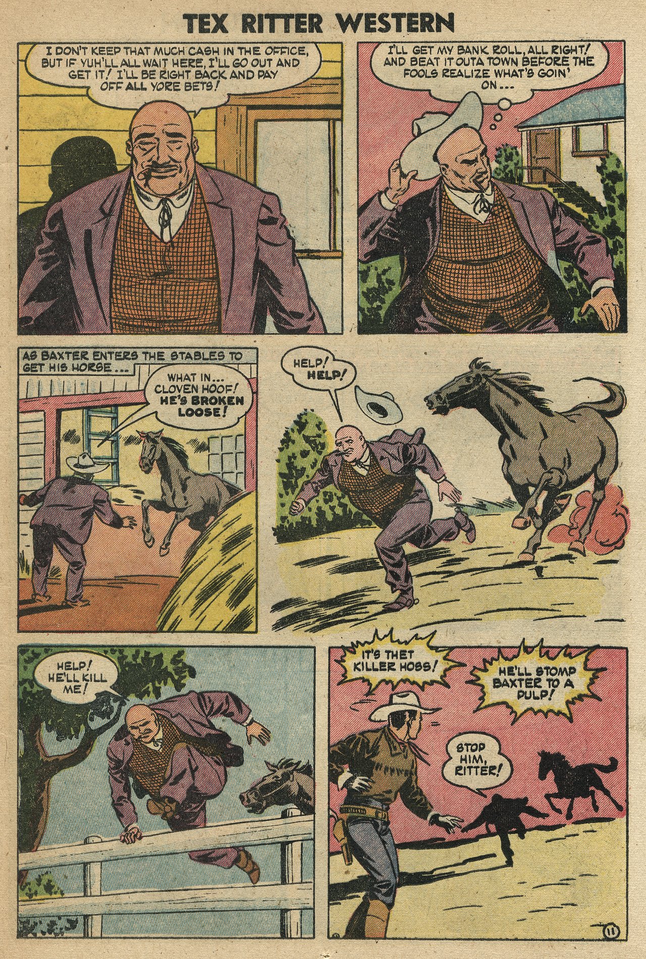Read online Tex Ritter Western comic -  Issue #21 - 13