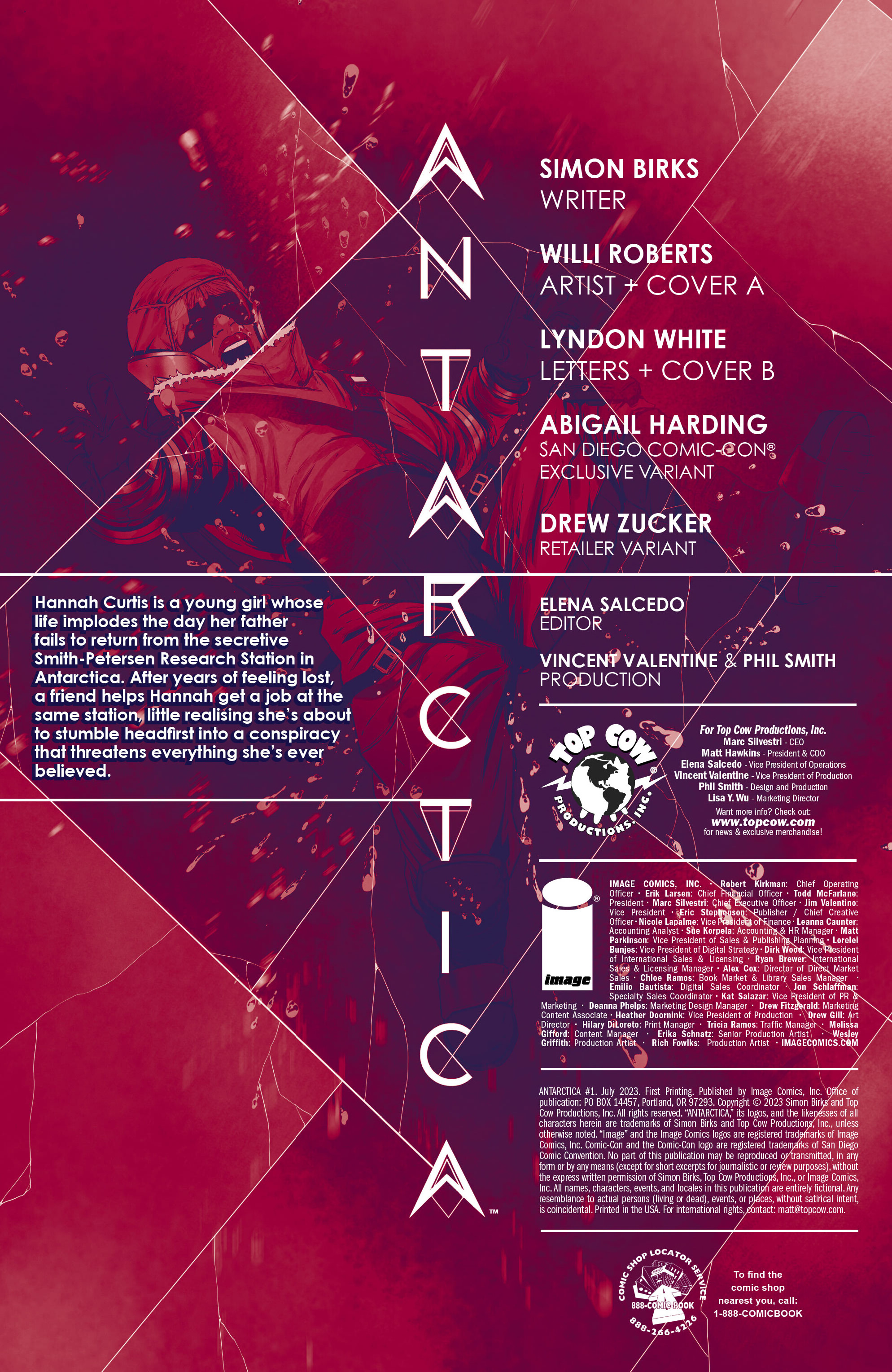 Read online Antarctica comic -  Issue #1 - 2