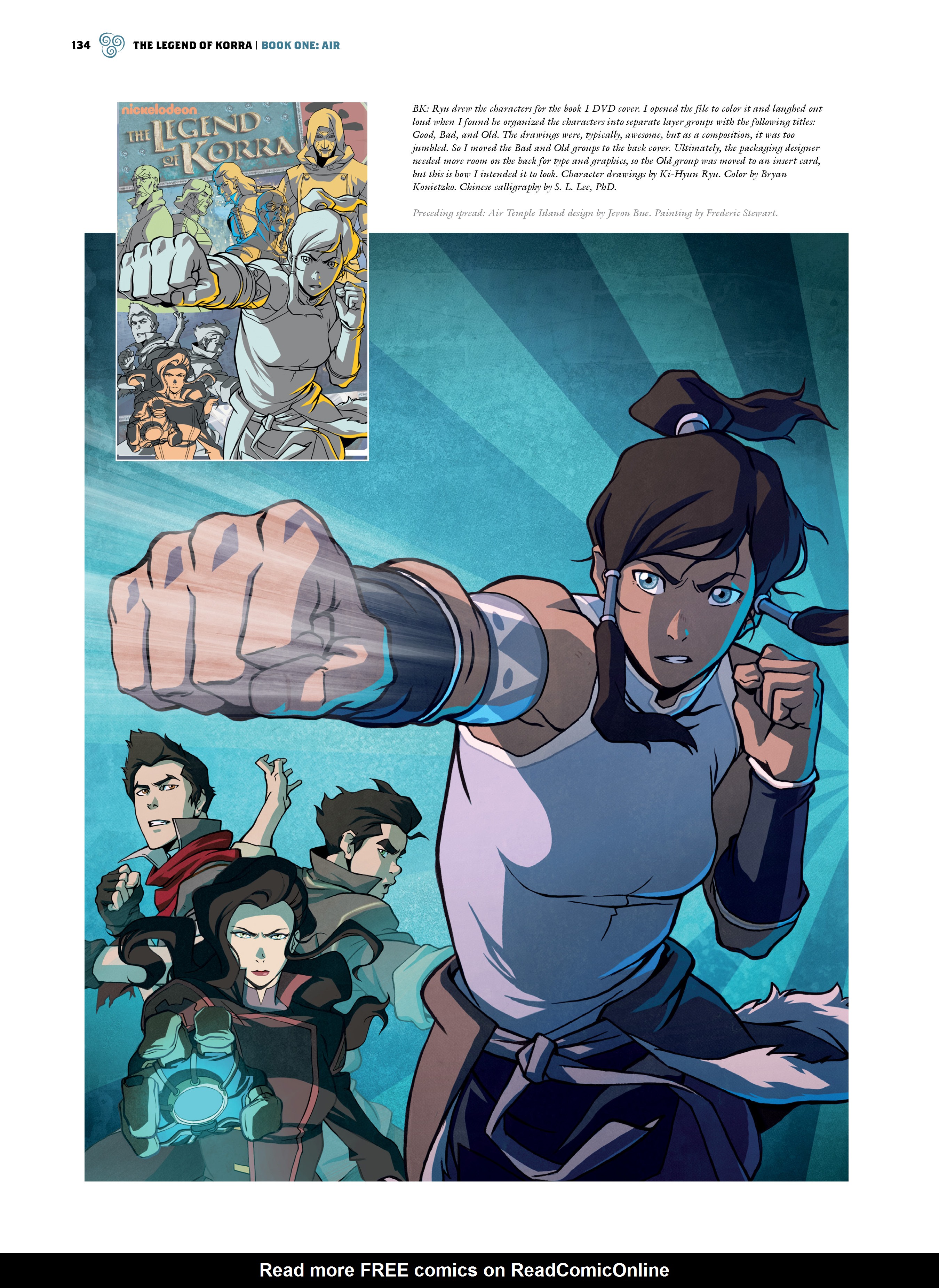 Read online The Legend of Korra: The Art of the Animated Series comic -  Issue # TPB 1 - 119